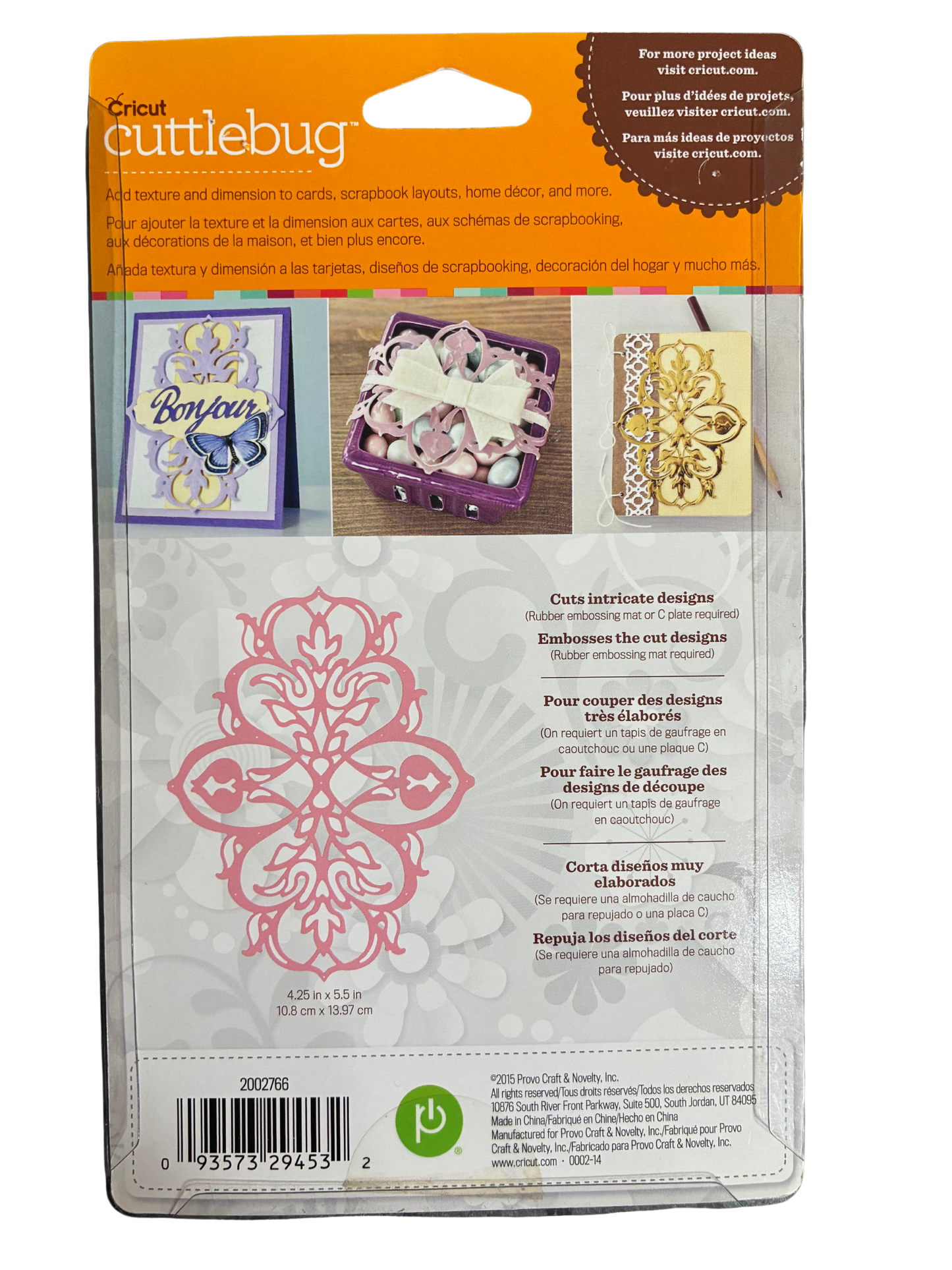 Cricut Cuttlebug Grace Medallion Cut & Emboss