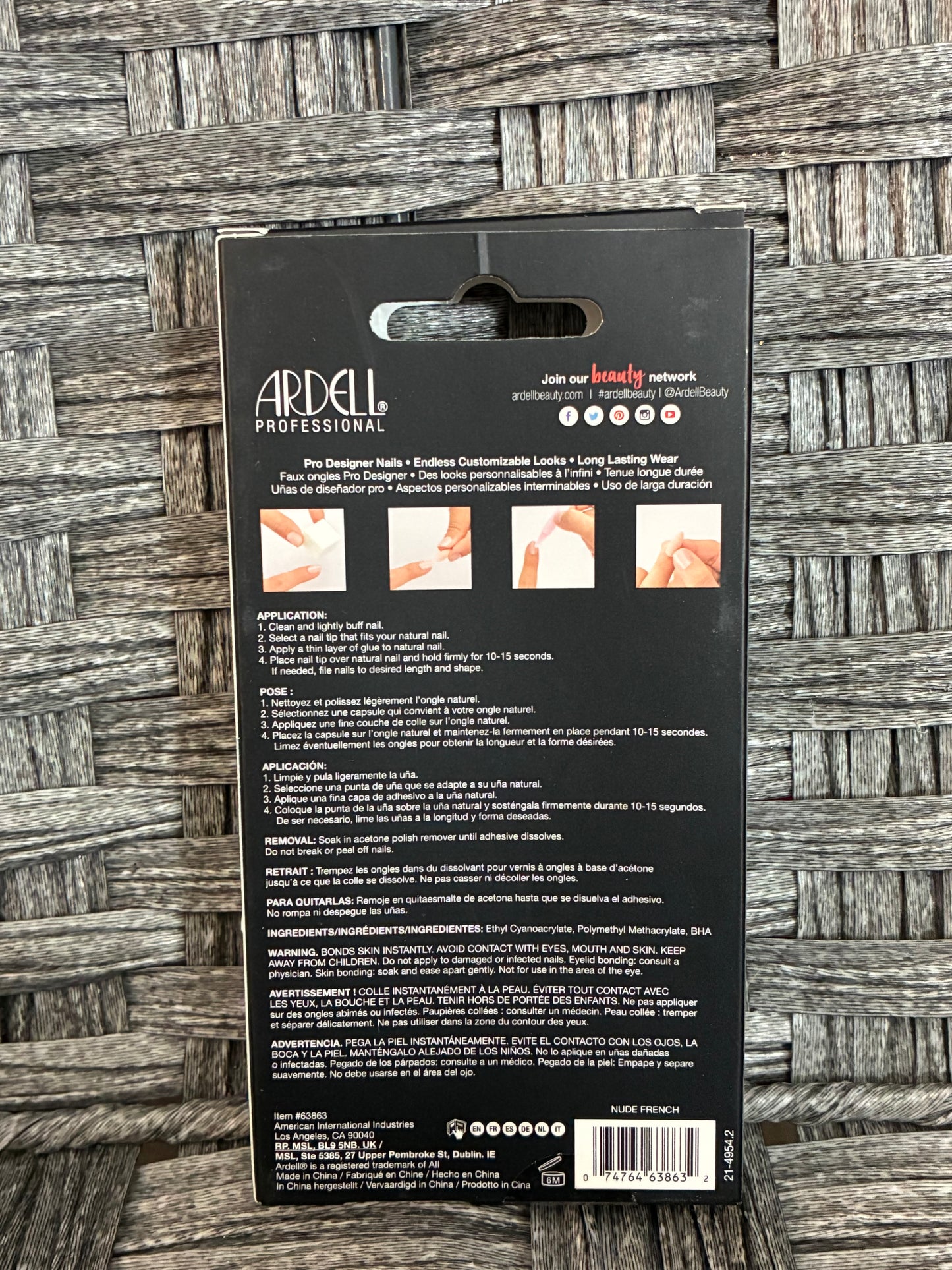 ARDELL PROFESSIONAL NAIL ADDICT FRENCH