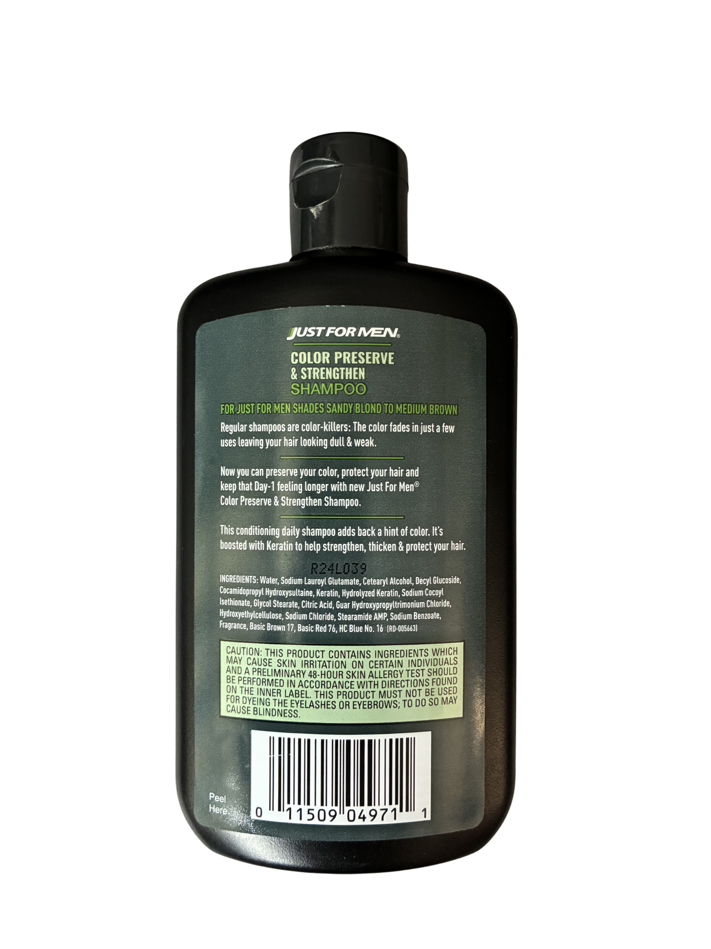 JUST FOR MEN COLOR PRESERVE & STRENGTHEN SHAMPOO FOR LIGHT SHADES - 2 PACK