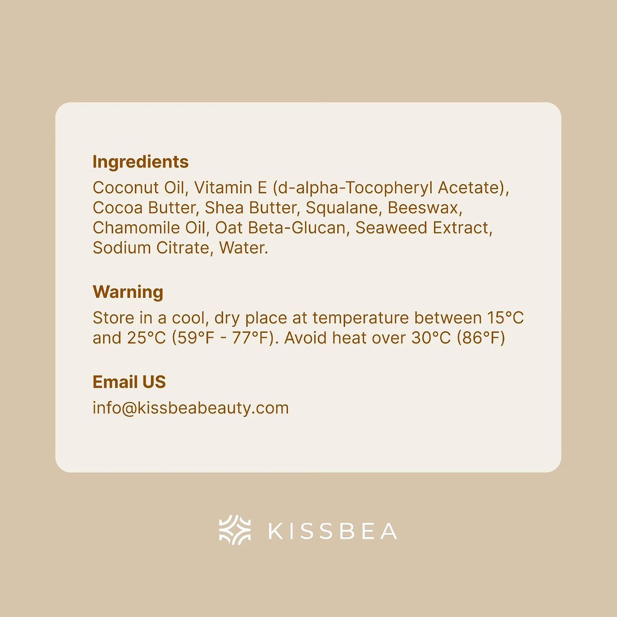 KISSBEA VITAMIN E SINGLE USE FEMININE MOISTURIZER SUPPOSITORIES 1 MONTH SUPPLY