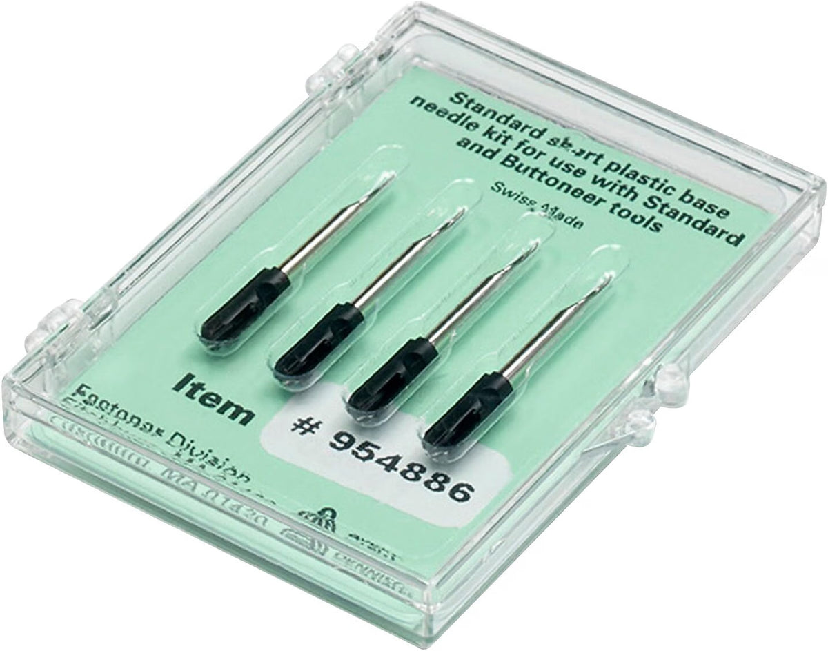 AVERY DENNISON SWIFTACH FASTENING NEEDLE, BLACK/SILVER, 4PCS, #954885