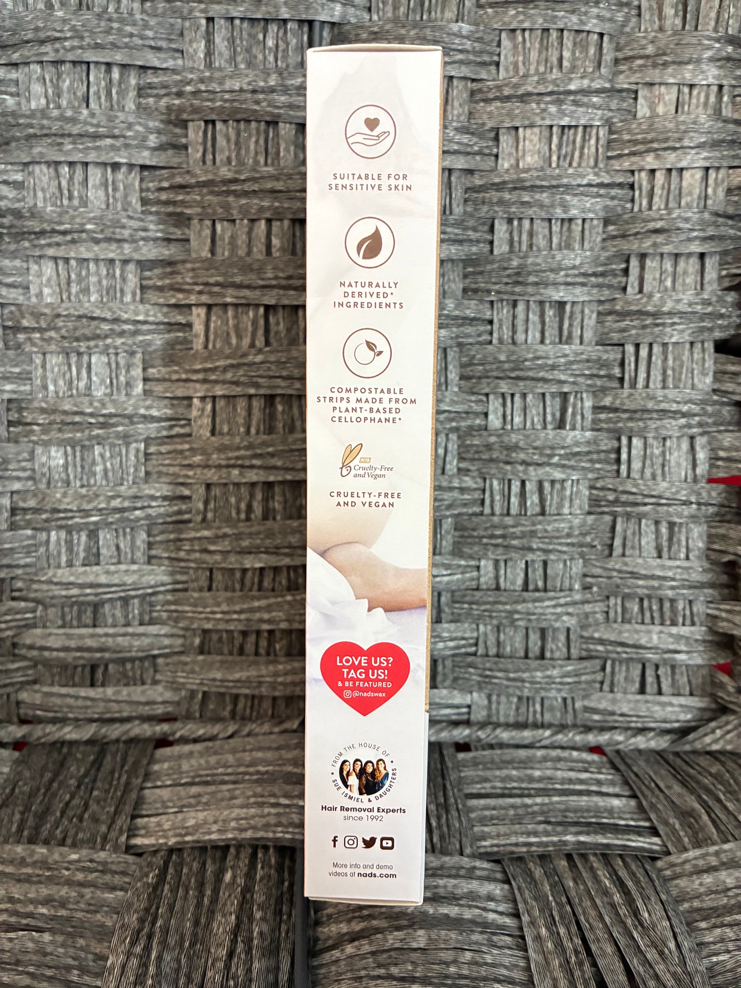 NAD'S ECO WAX STRIP KIT 24CT STRIPS 3 SIZES