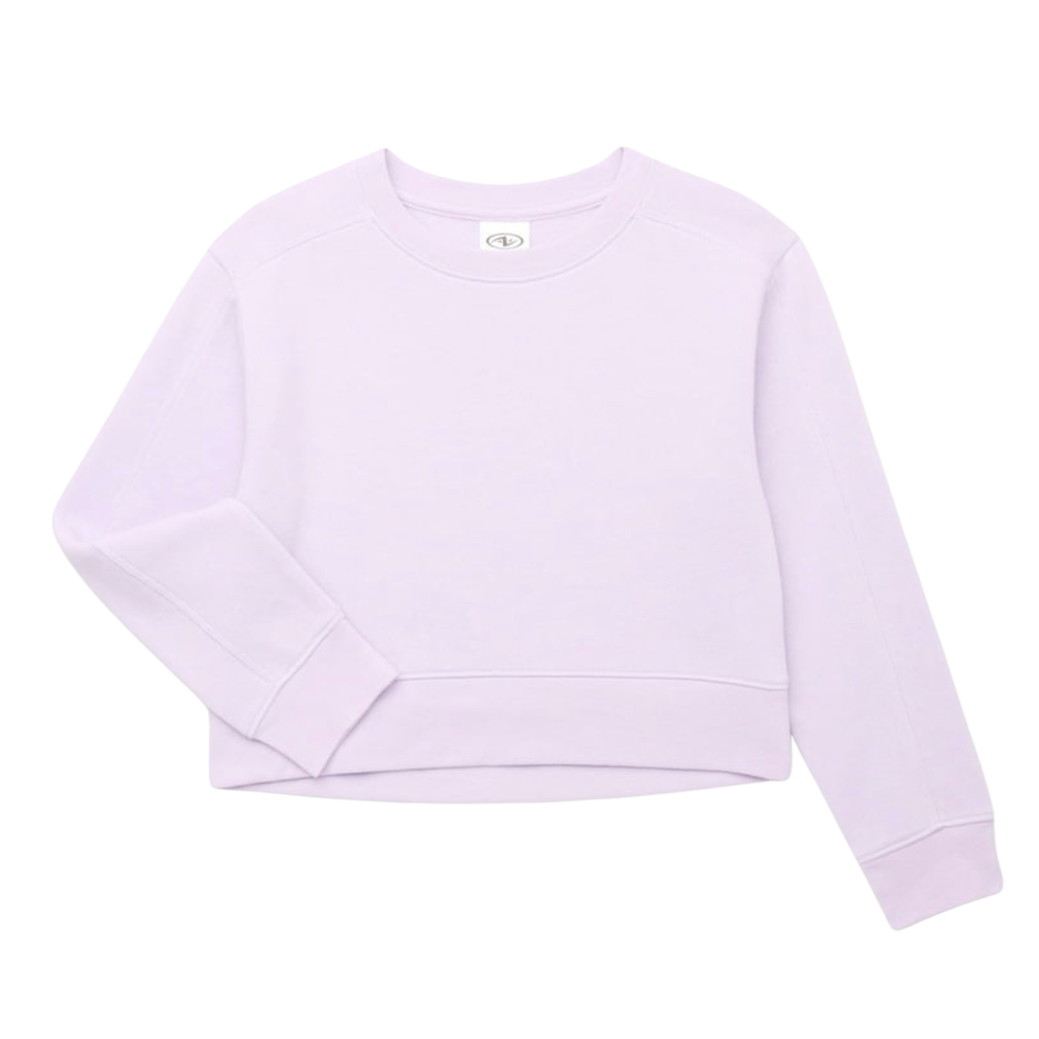 ATHLETIC WORKS GIRLS FLEECE SWEATSHIRT - SWEET VIOLET