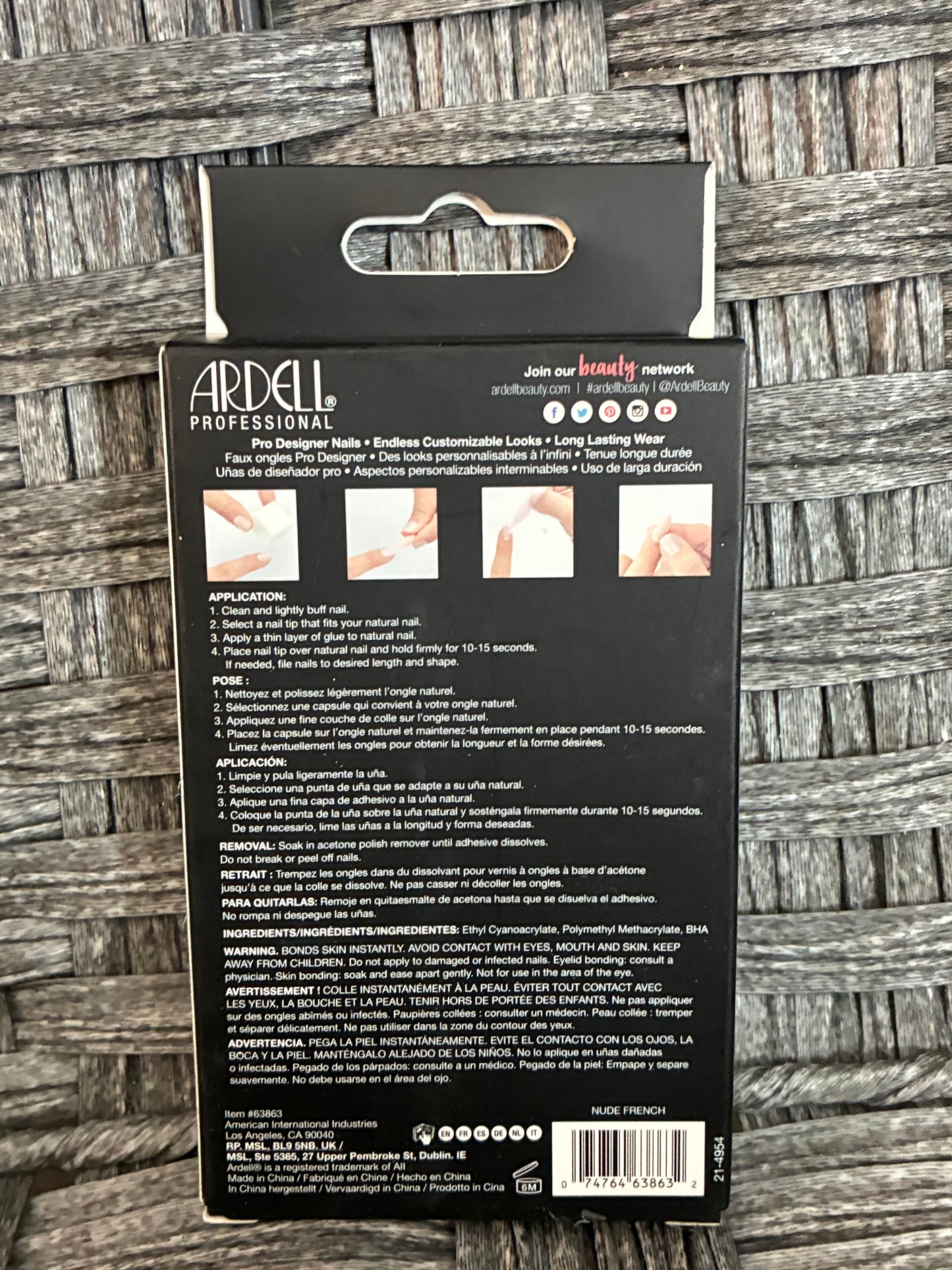 ARDELL PROFESSIONAL NAIL ADDICT FRENCH