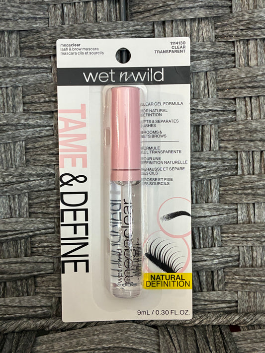 WET N WILD TAME & DEFINE MEGACLEAR LASH & BROW MASCARA CLEAR