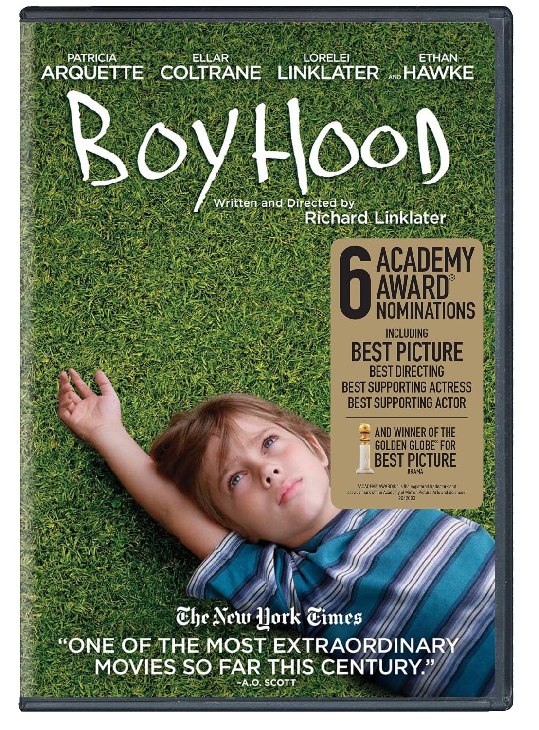 BOYHOOD (DVD, 2014) NEW SEALED