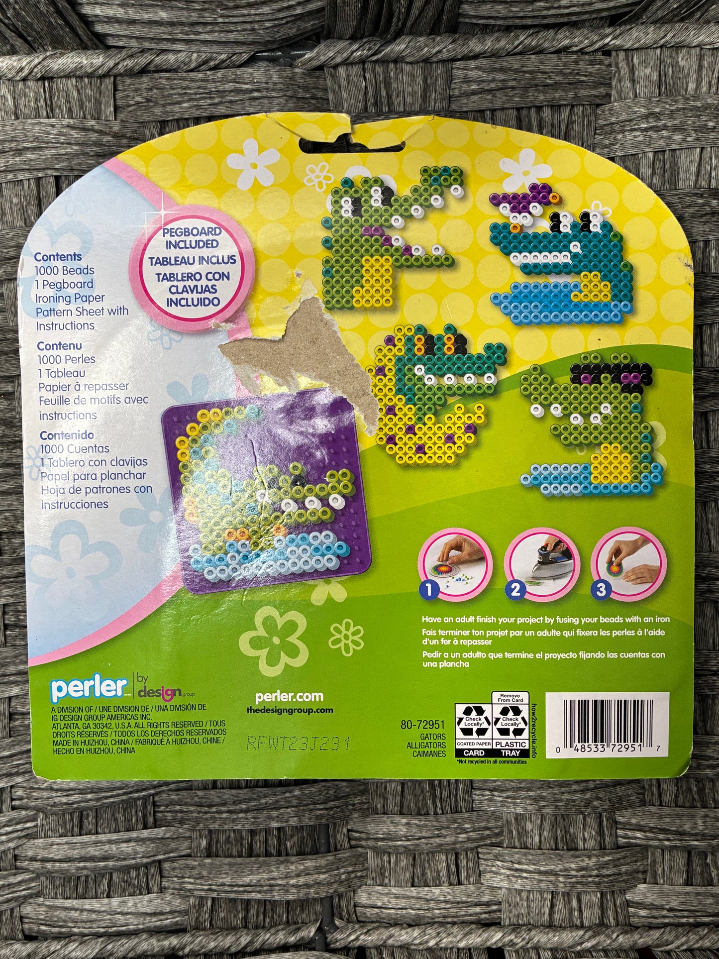PERLER FUSED BEAD KIT 1003PCS