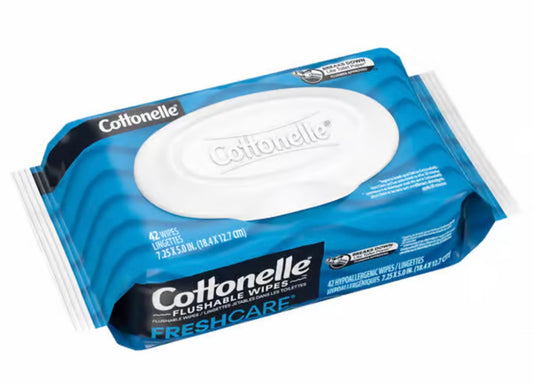 Cottonelle Flushable Wipes 42ct