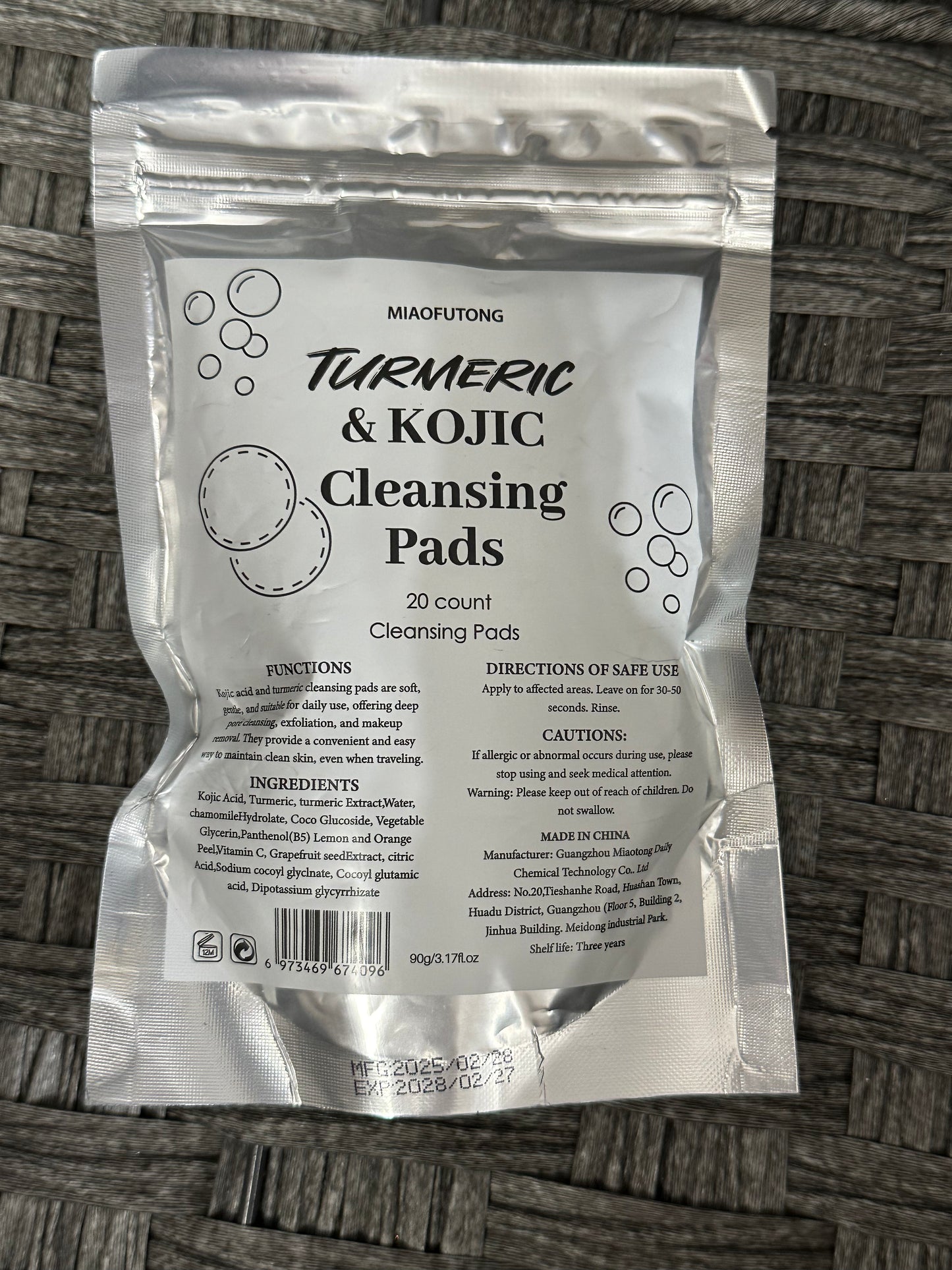 Turmeric & Kojic Cleansing Pads 20pcs