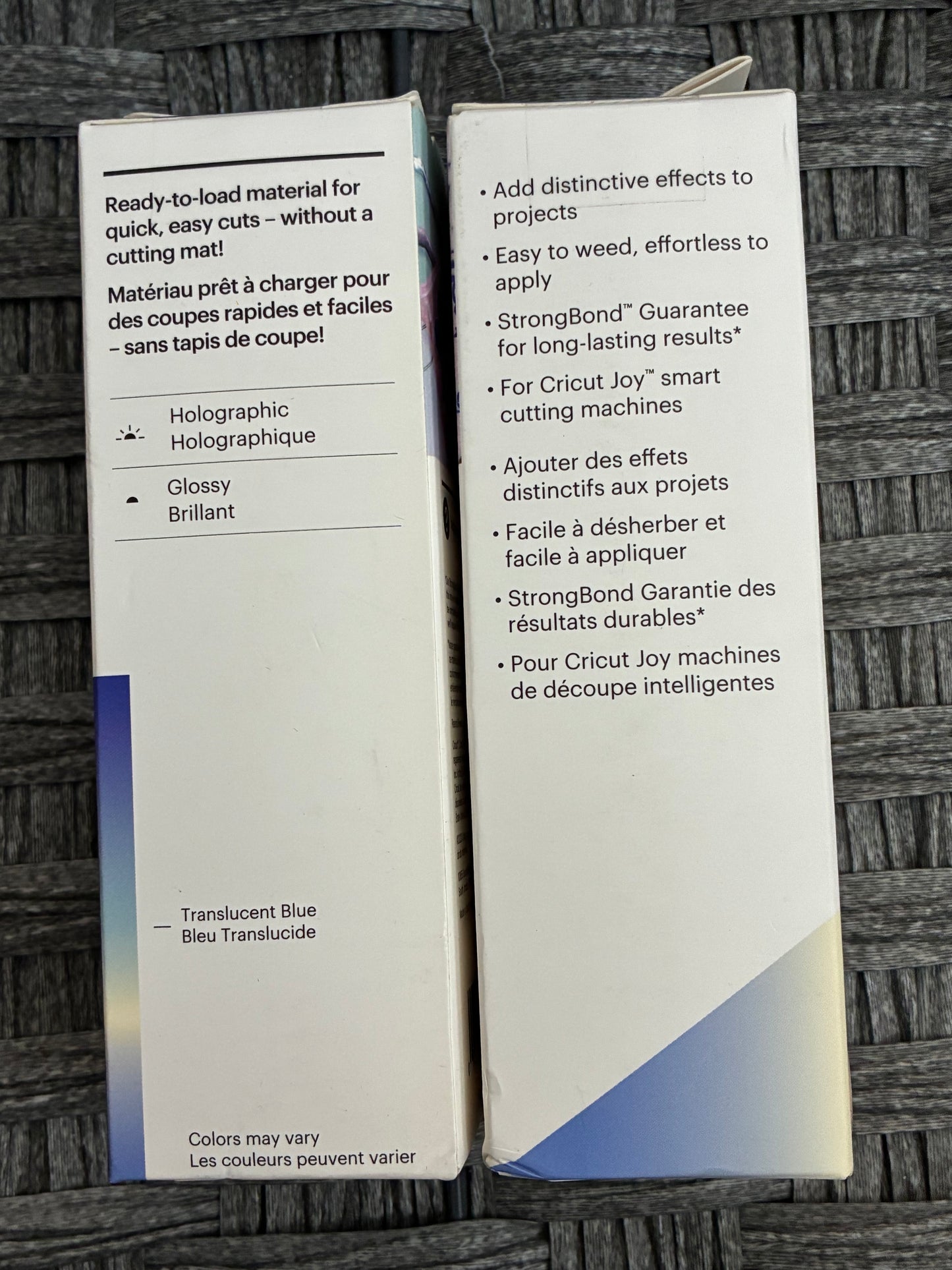 2x CricutJoy Smart Iron-On Vinyl 5.5” x 24”