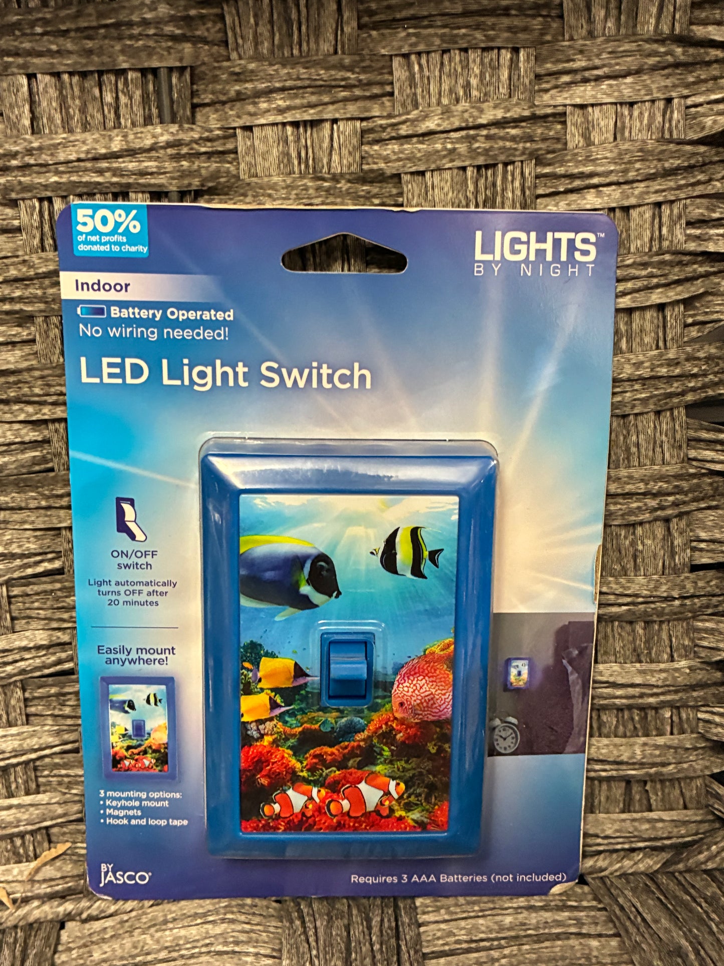 LED Light Switch Ocean Themed