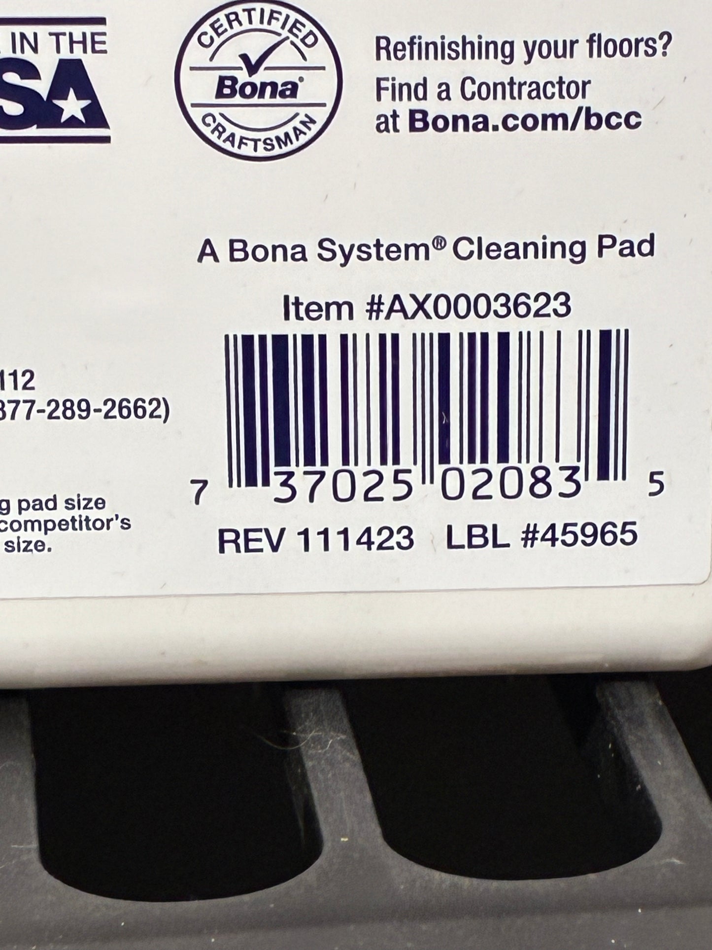 Bona Disposable Wet Cleaning Pads for Hard-Surface Floors Lemon Mint 12ct