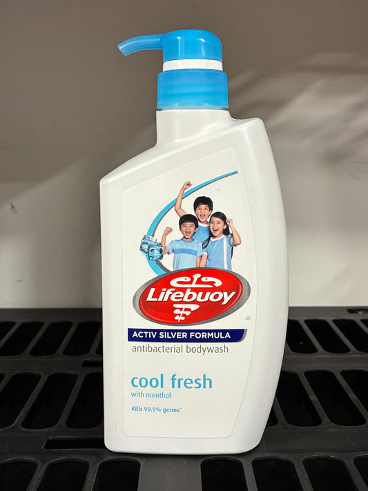 Lifebuoy Activ Silver Formula Antibacterial Bodywash Cool Fresh with Menthol 500ml