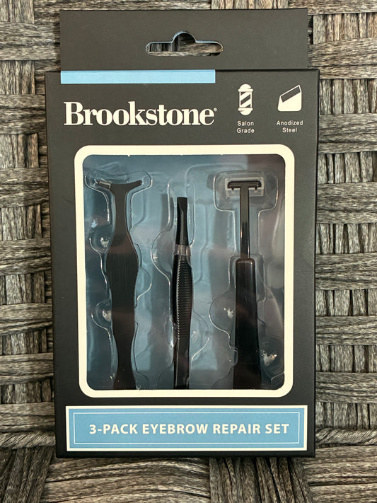BROOKSTONE 3PC EYEBROW REPAIR SET