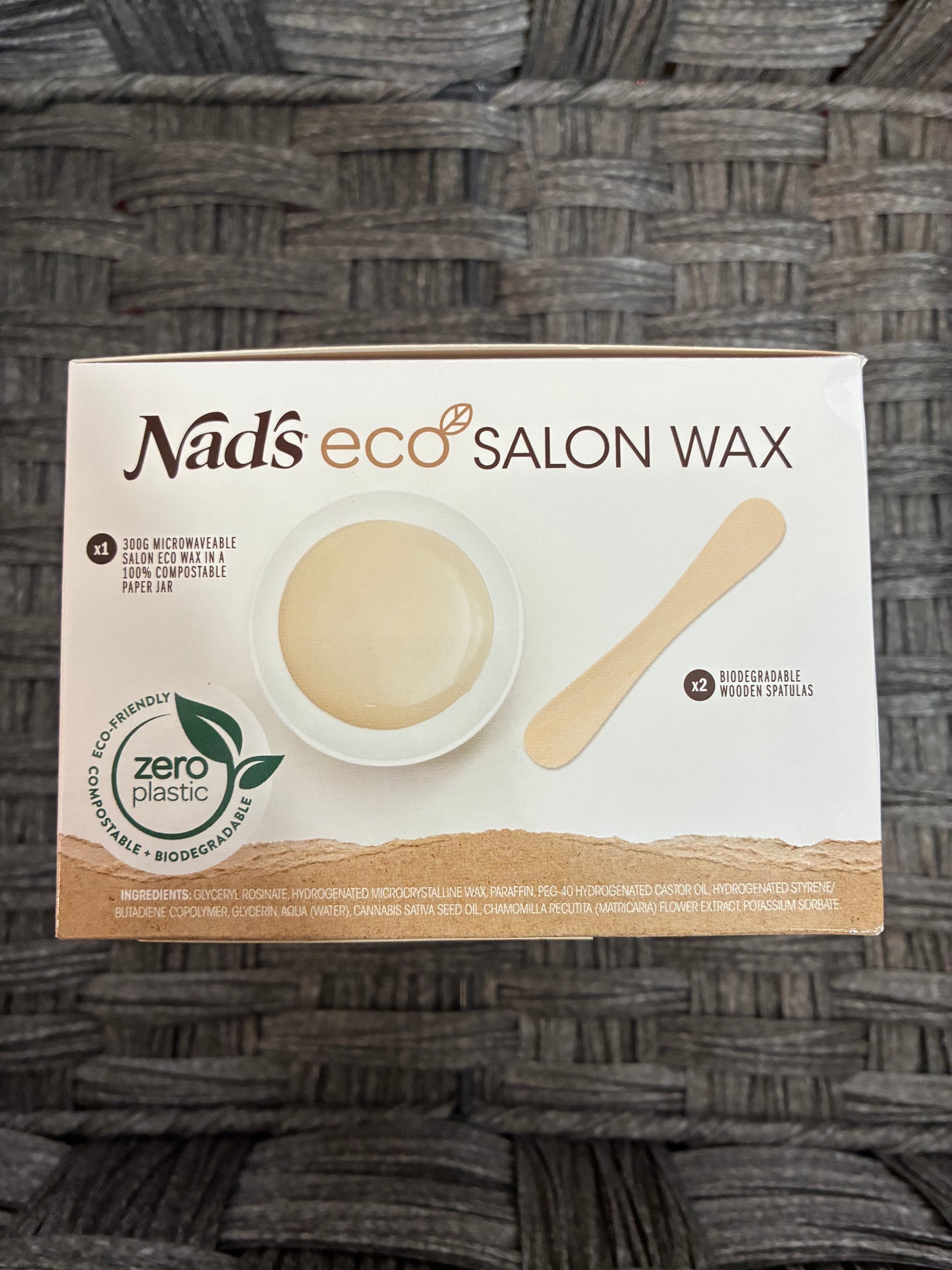 NAD'S ECO SALON WAX WITH ORGANIC HEMP OIL