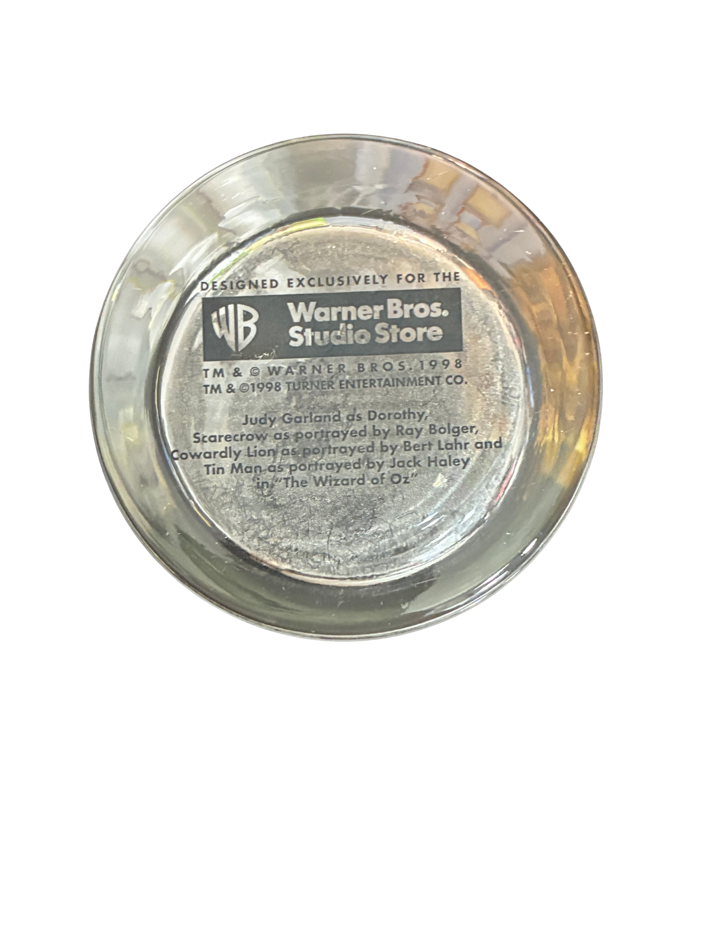 1998 Wizard Of Oz Glass Warner Bros Studio Store Exclusive