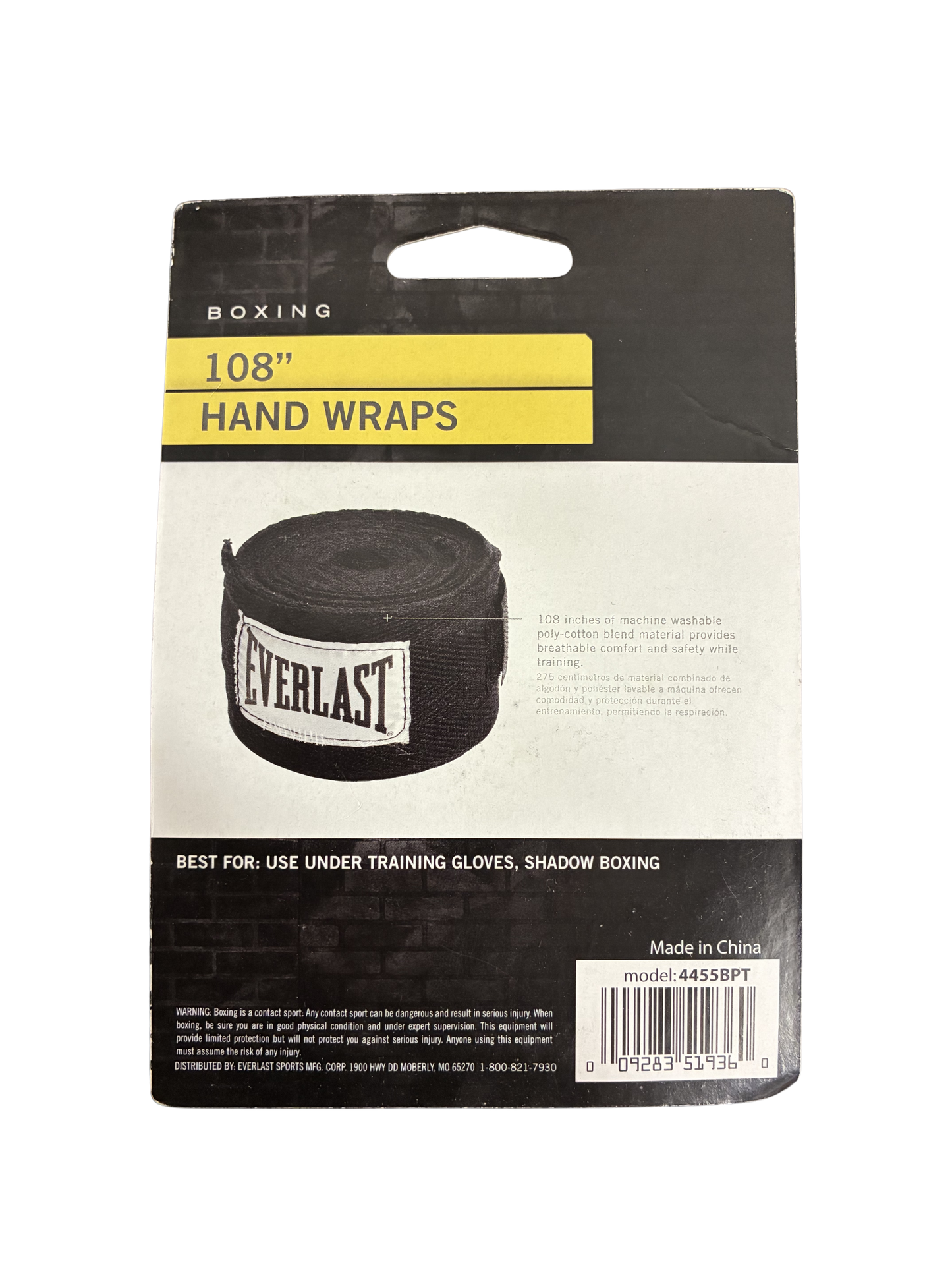 EVERLAST 108” HAND WRAPS