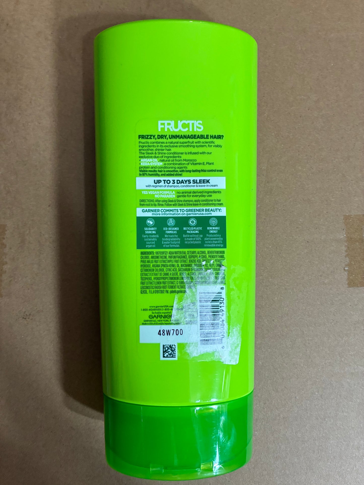 GARNIER FRUCTIS SLEEK & SHINE CONDITIONER 21 FL OZ