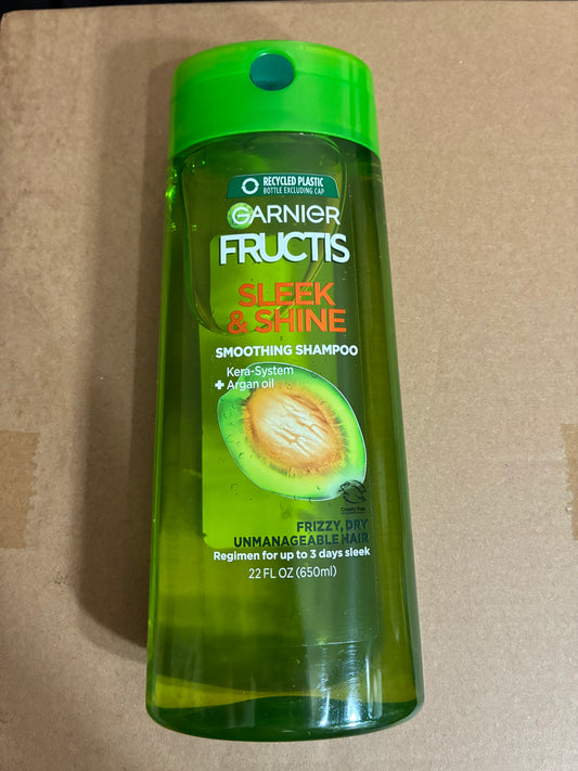 GARNIER FRUCTIS SLEEK & SHINE SHAMPOO 22FL OZ