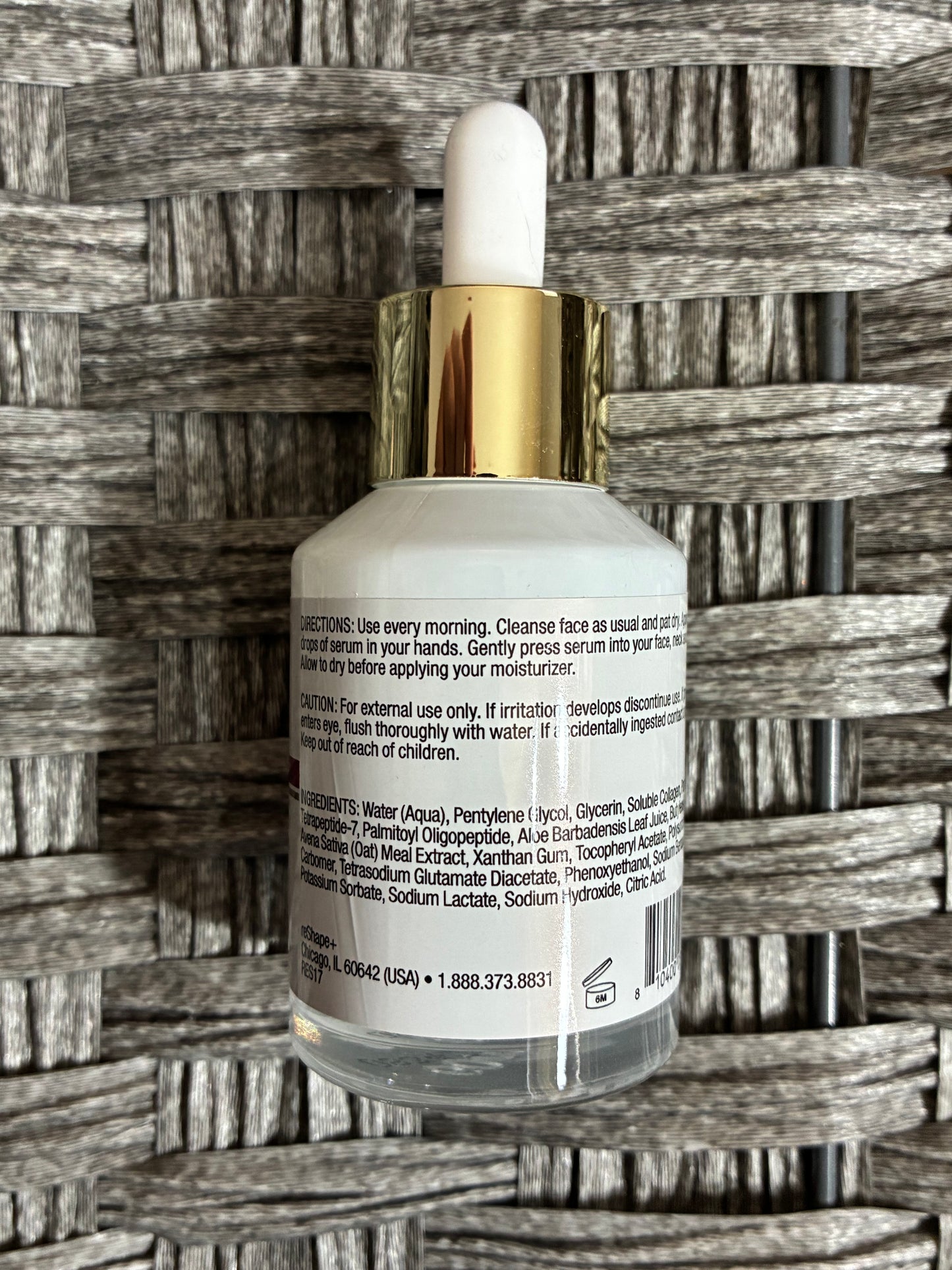 RESHAPE COLLAGEN + PEPTIDE LIFT & FIRM FACE SERUM 2FL OZ
