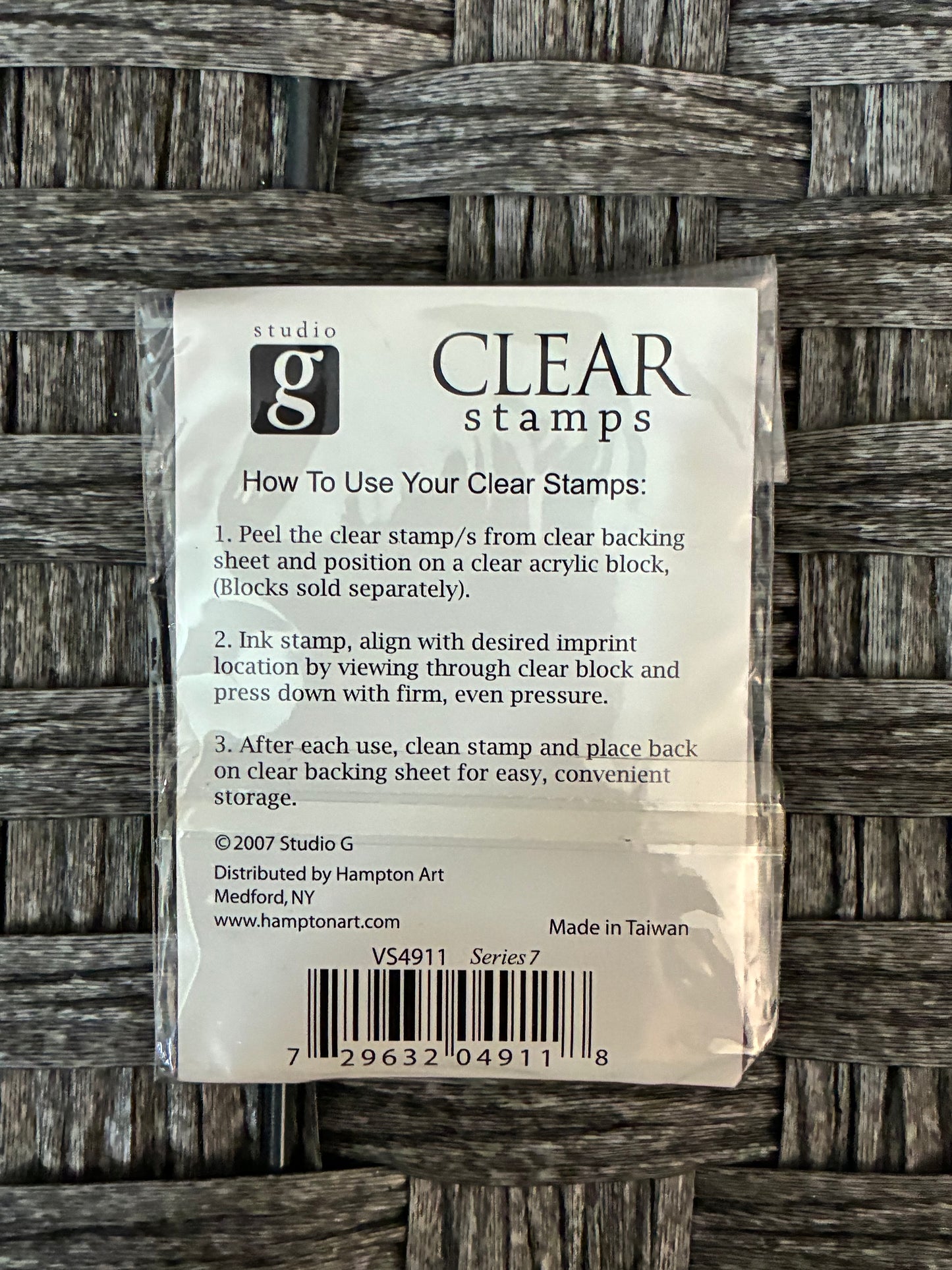 STUDIO G CLEAR STAMPS