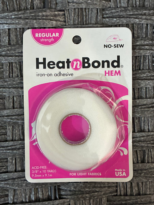 HEAT N BOND HEM IRON-ON ADHESIVE REGULAR STRENGTH
