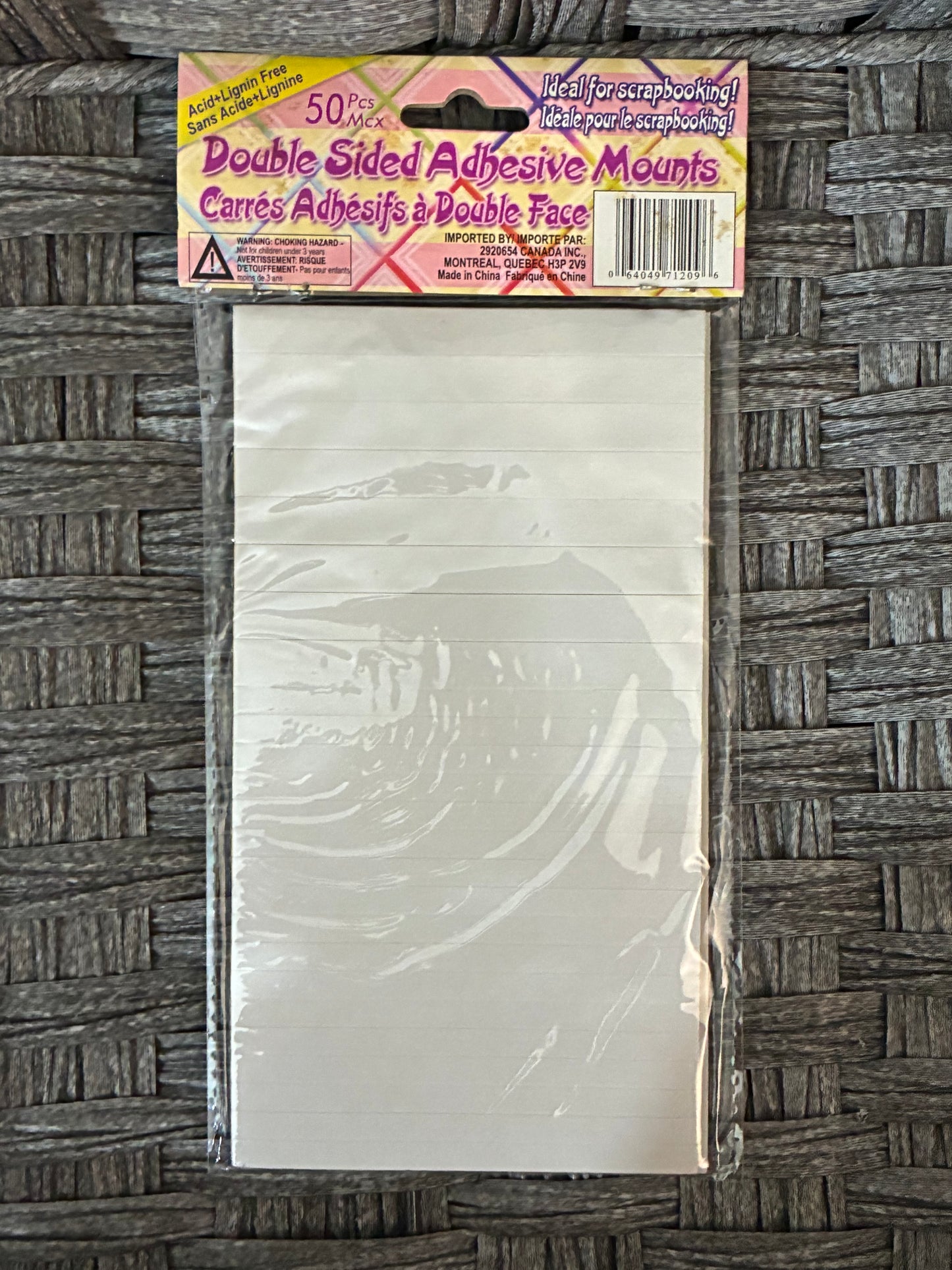 50PCS DOUBLE SIDED SCRAPBOOK ADHESIVE MOUNTS