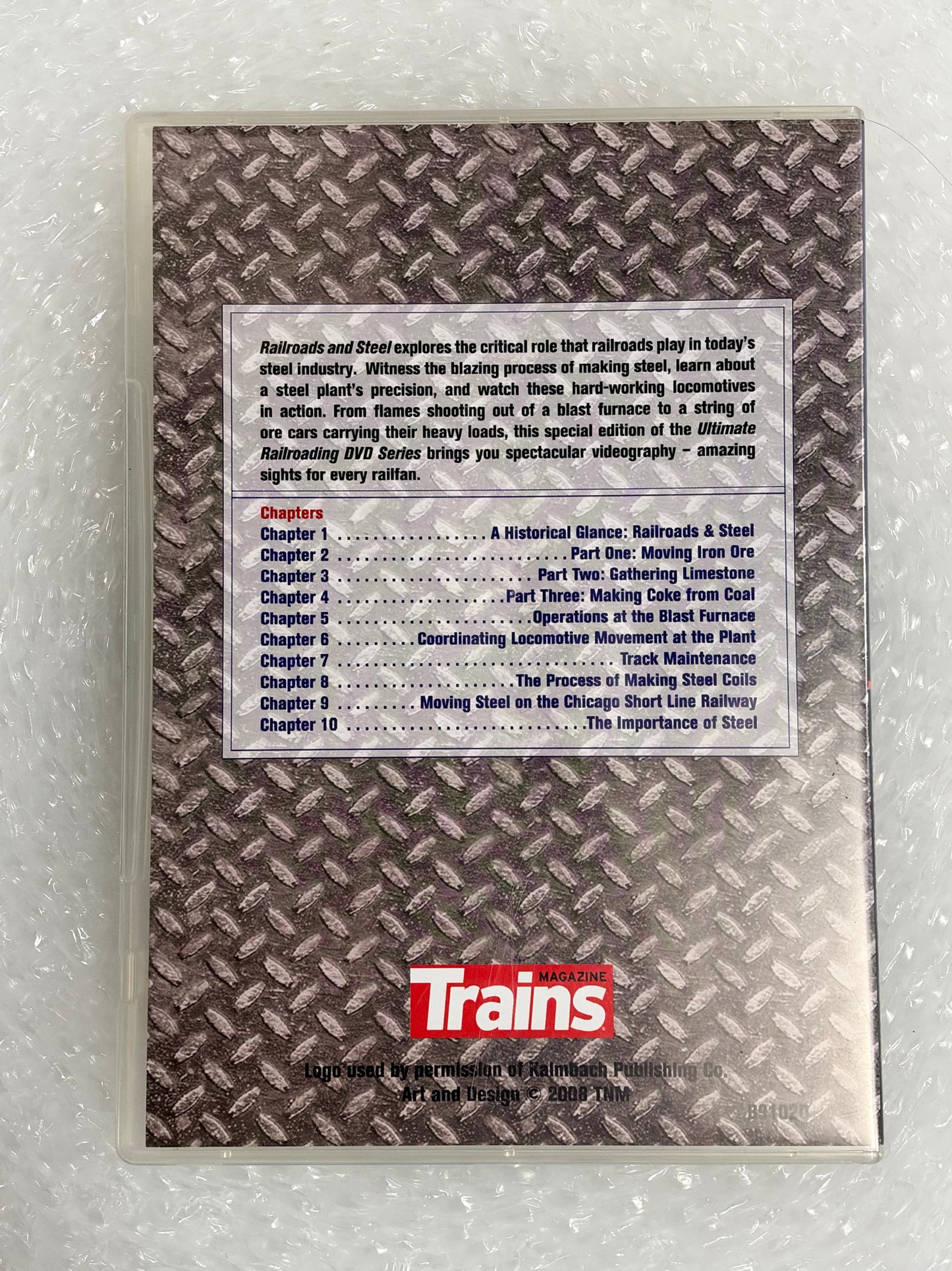 TRAINS MAGAZINE ULTIMATE RAILROADING DVD SERIES - RAILROADS AND STEEL