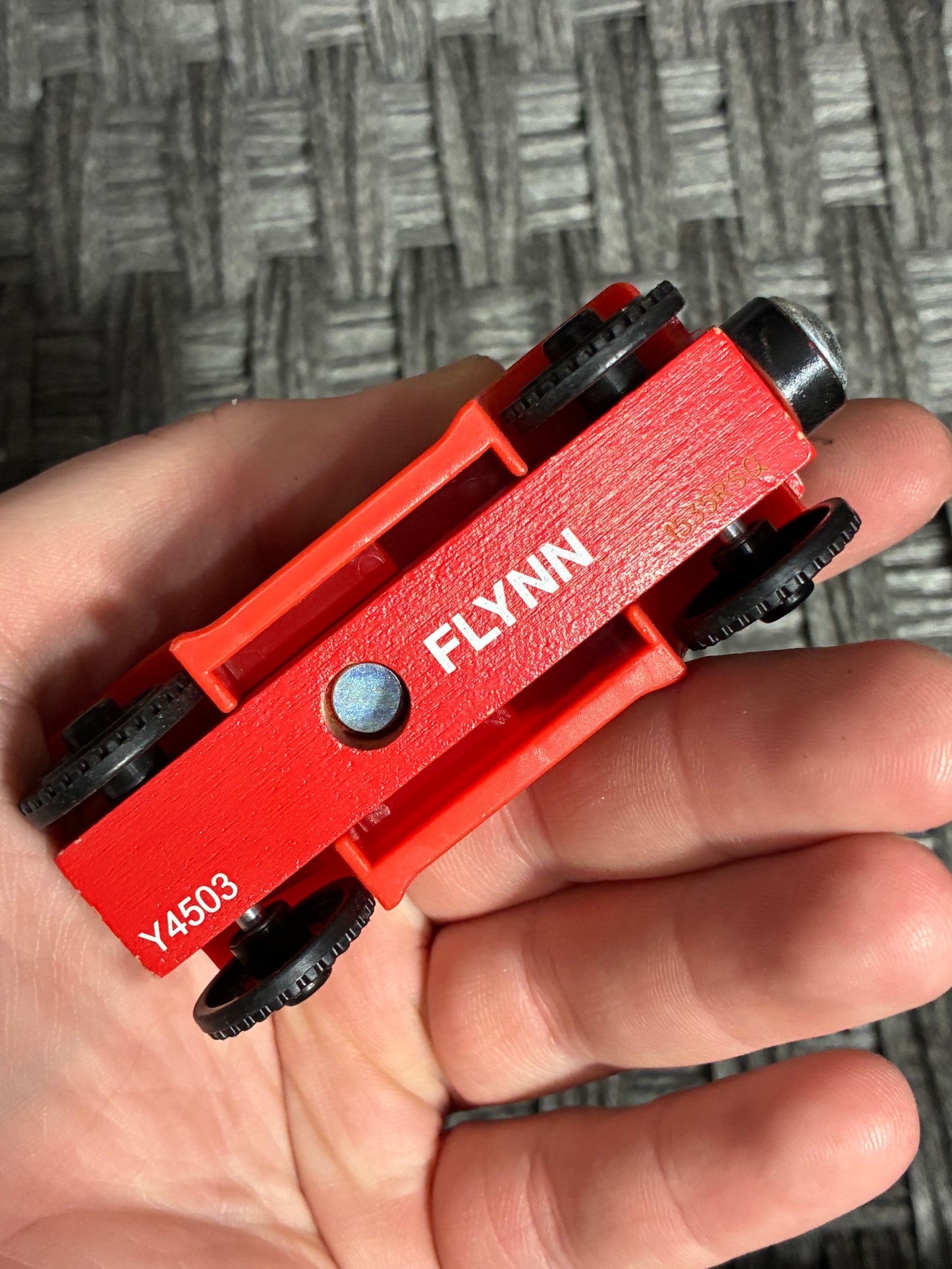 THOMAS & FRIENDS WOODEN TRAIN CAR FIREFIGHTER "FLYNN"