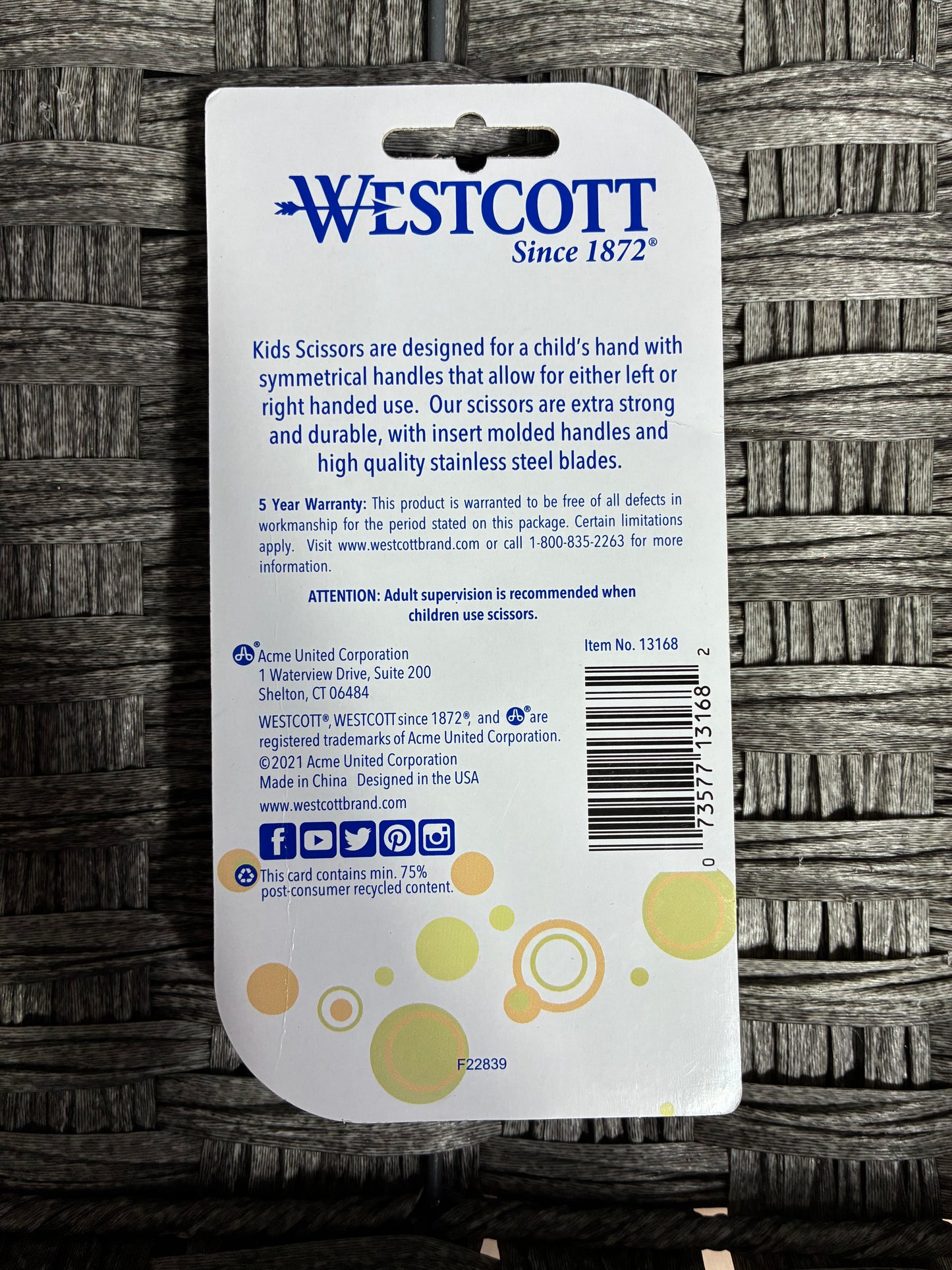 WESTCOTT FOR KIDS BLUNT TIP SCISSORS 2 PACK YELLOW AND GREEN