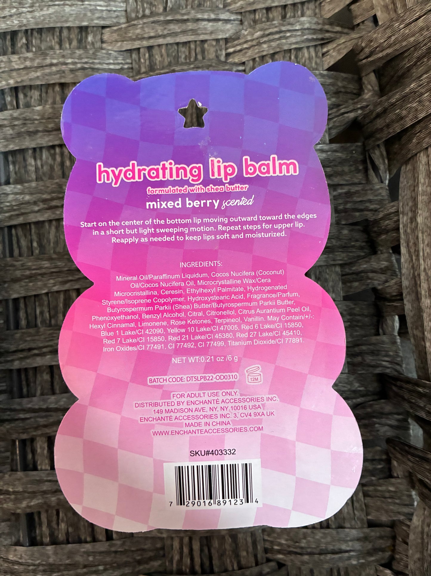 BEARY CUTE HYDRATING LIP BALM