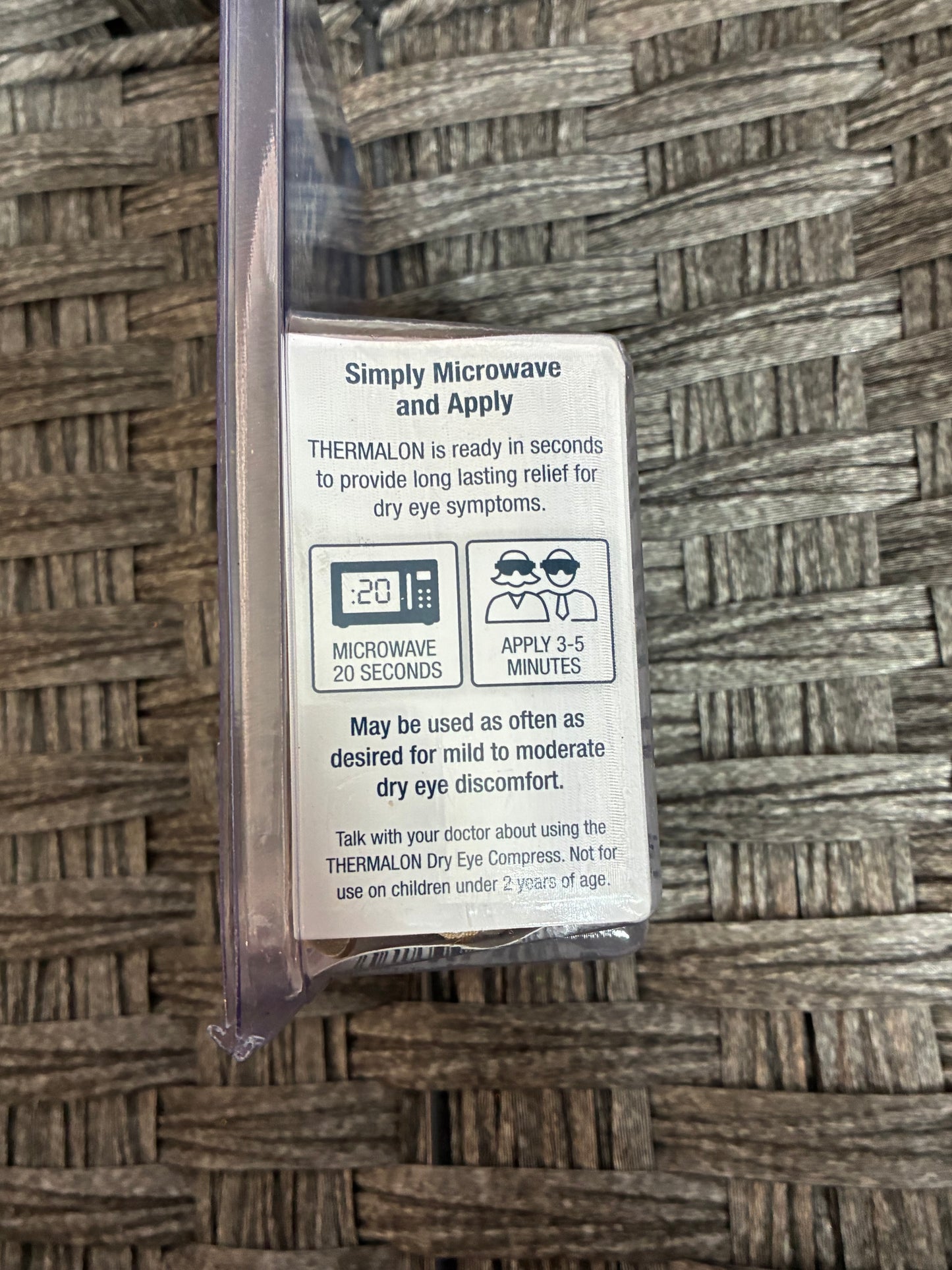 THERMAL ON DRY EYE MOIST HEAT COMPRESS