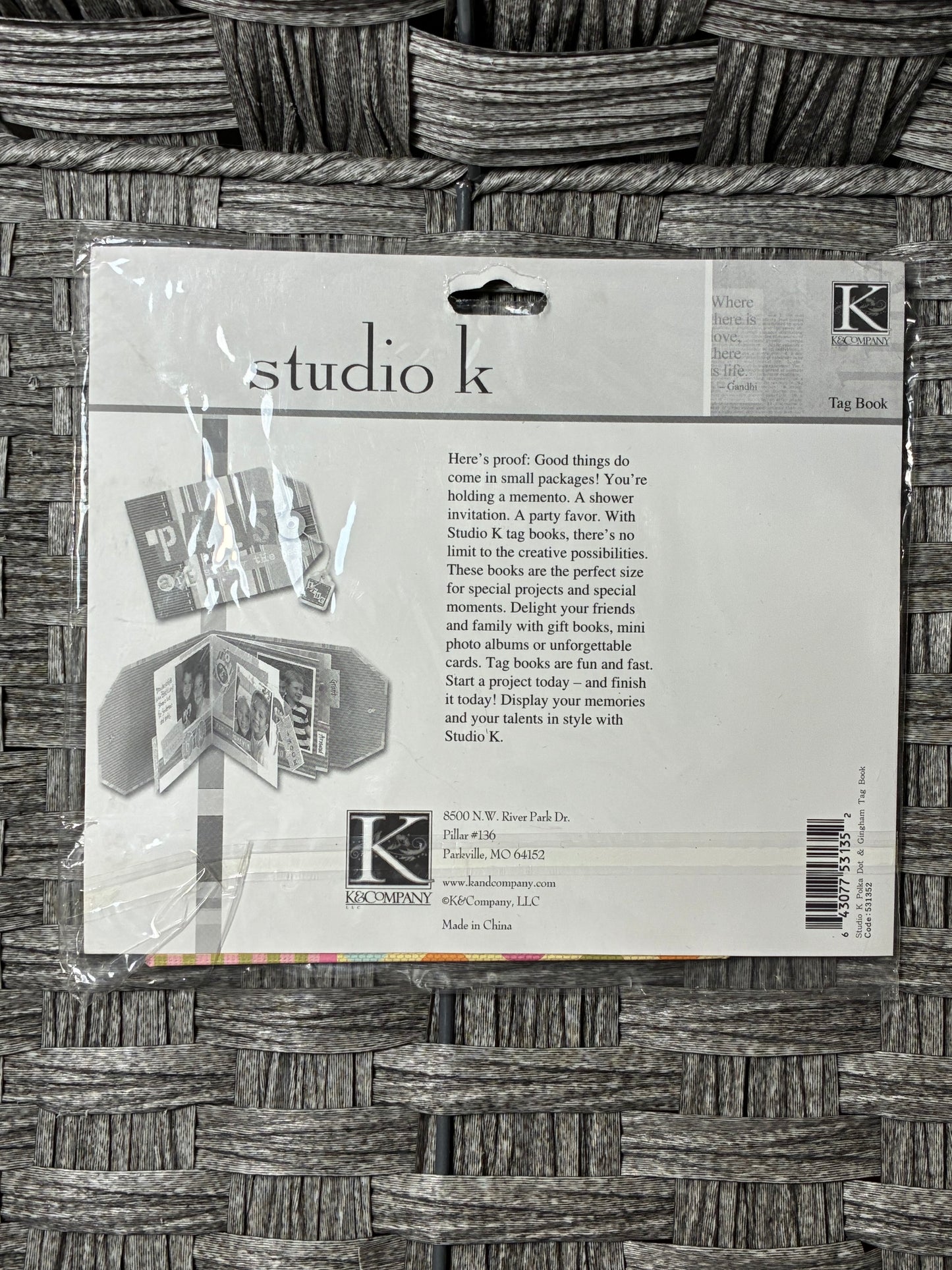 STUDIO K TAG BOOK #531352