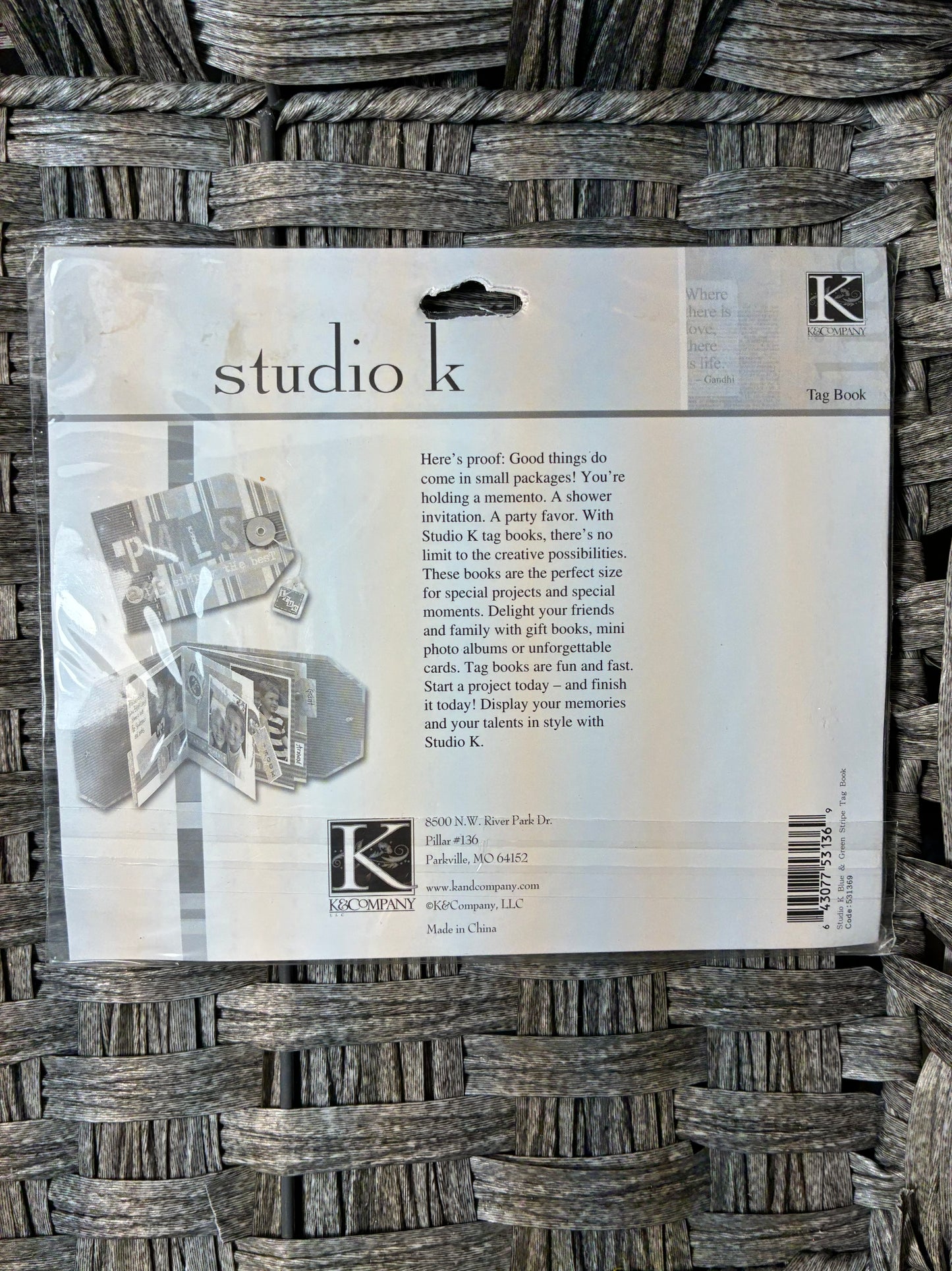 STUDIO K TAG BOOK #531369