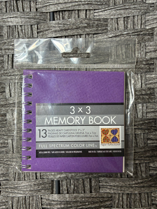 3 X 3 MEMORY BOOK