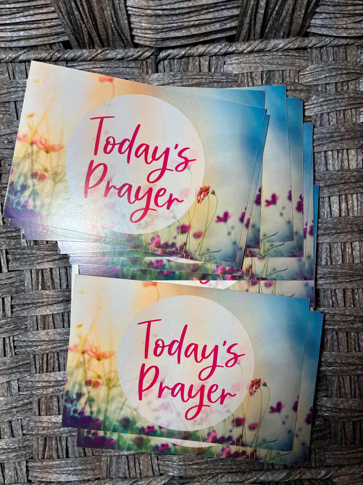 19CT PRAYER CARDS