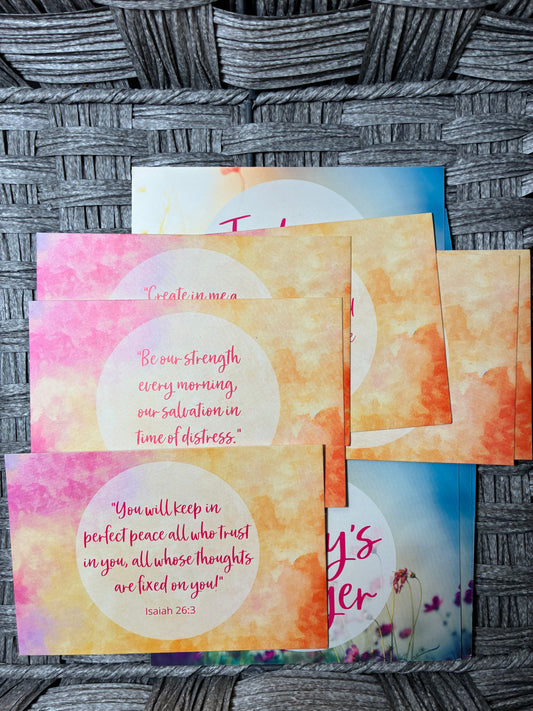 19CT PRAYER CARDS