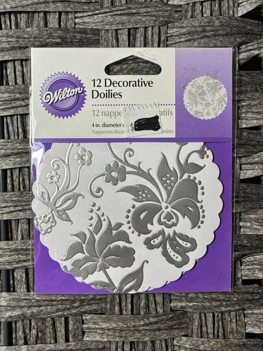 WILTON 12 DECORATIVE WEDDING STYLE DOILIES