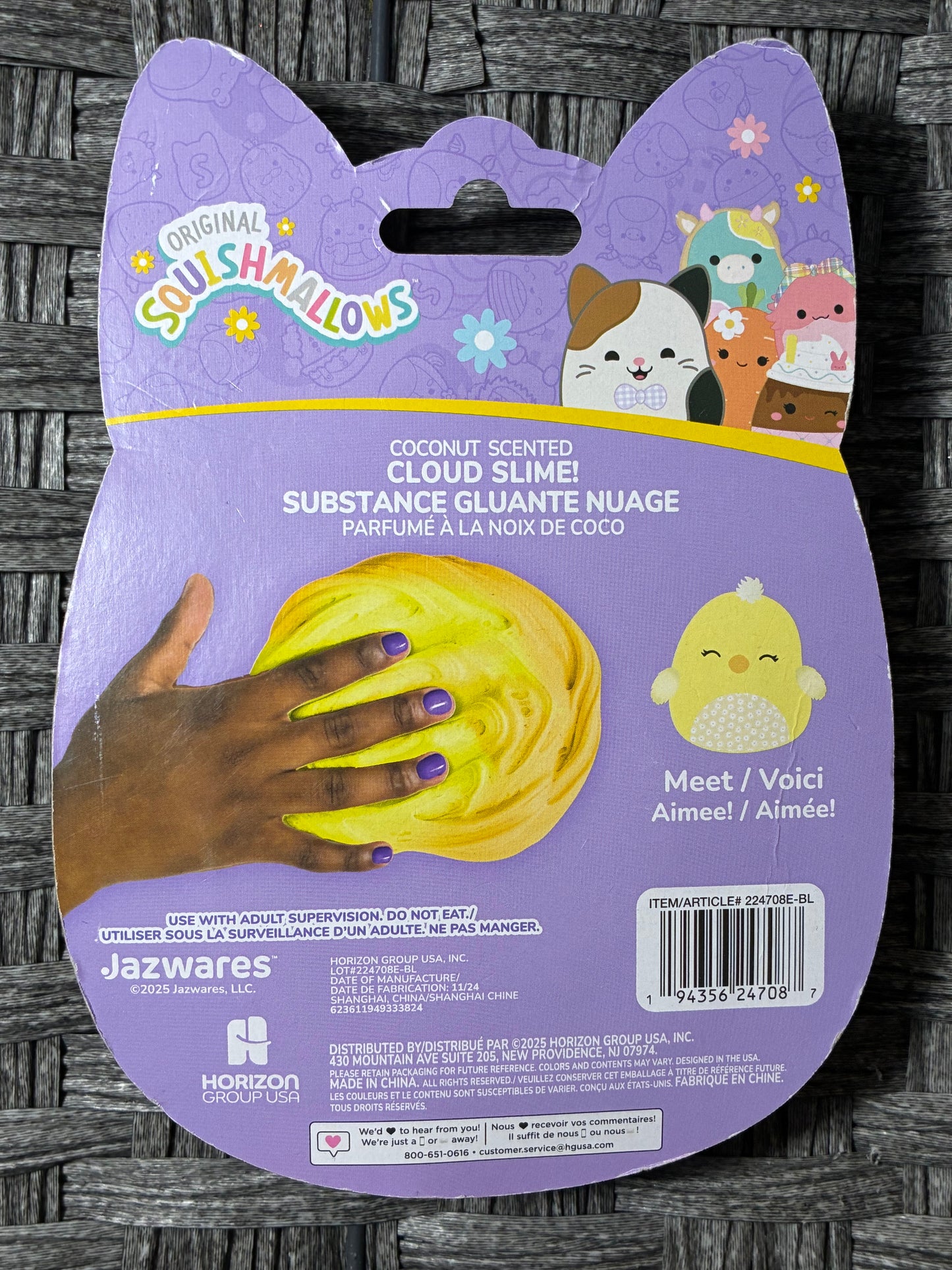 SQUISHMALLOWS COCONUT SCENTED CLOUD SLIME