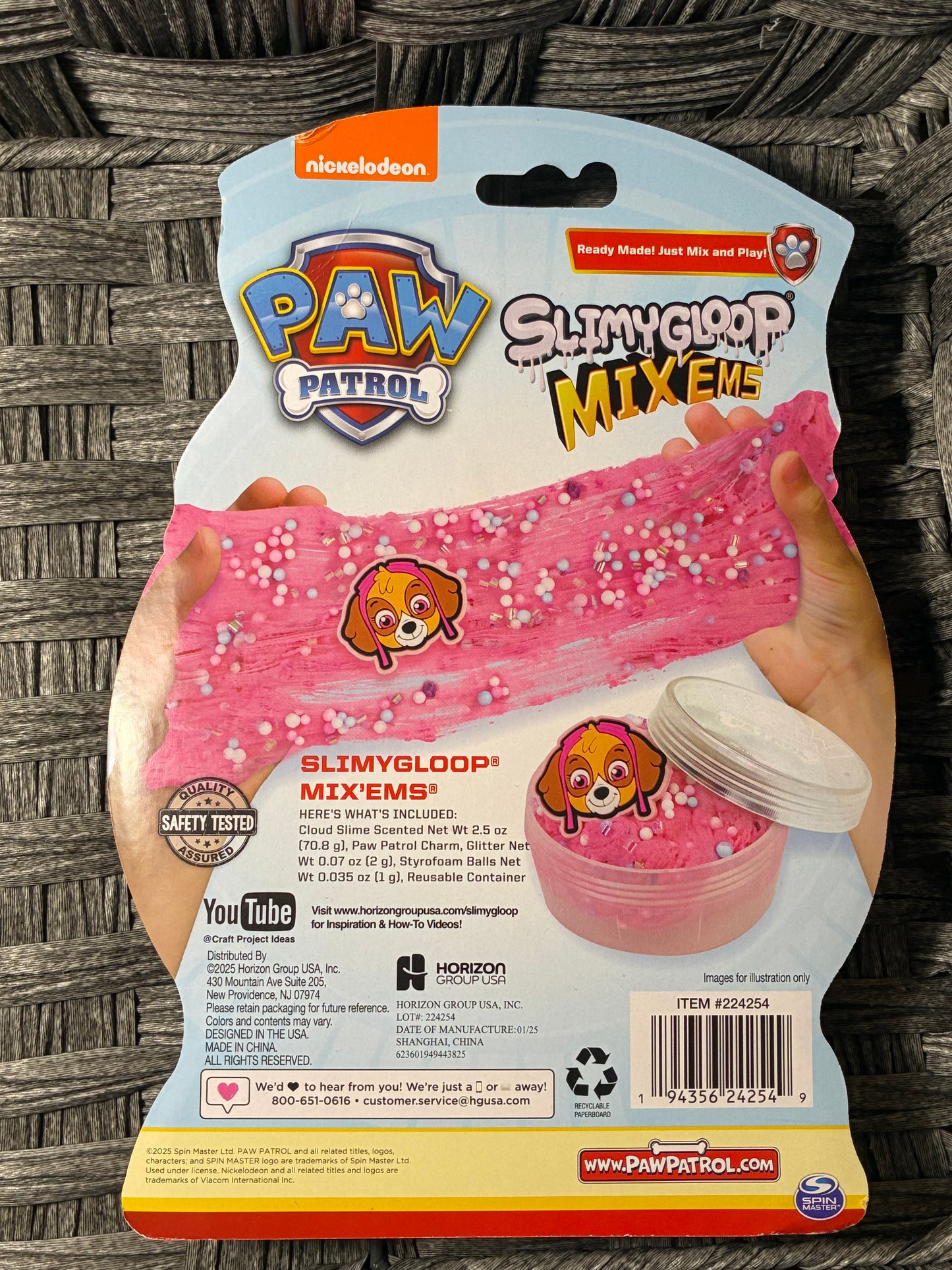 PAW PATROL SLIMYGOOP MIX 'EMS
