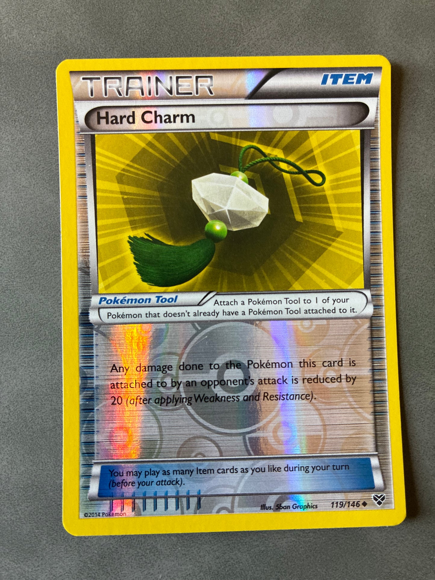 POKEMON TCG HARD CHARM 119/146 HOLO 2014 TRAINER ITEM