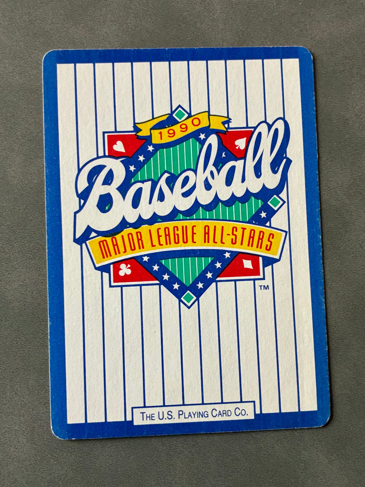 1990 THE U.S. PLAYING CARD CO. - BASEBALL MAJOR LEAGUE - GREG OLSON (BRAVES)
