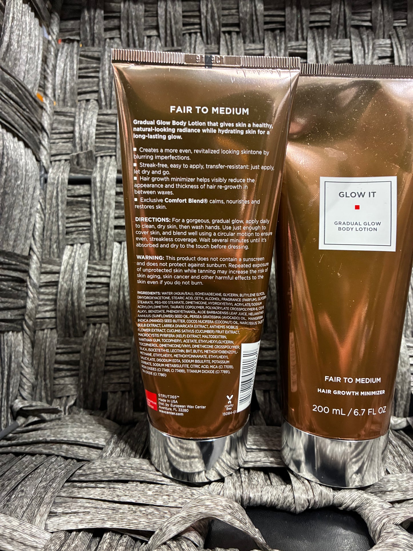 2 PACK - GLOW IT GRADUAL GLOW BODY LOTION - FAIR TO MEDIUM