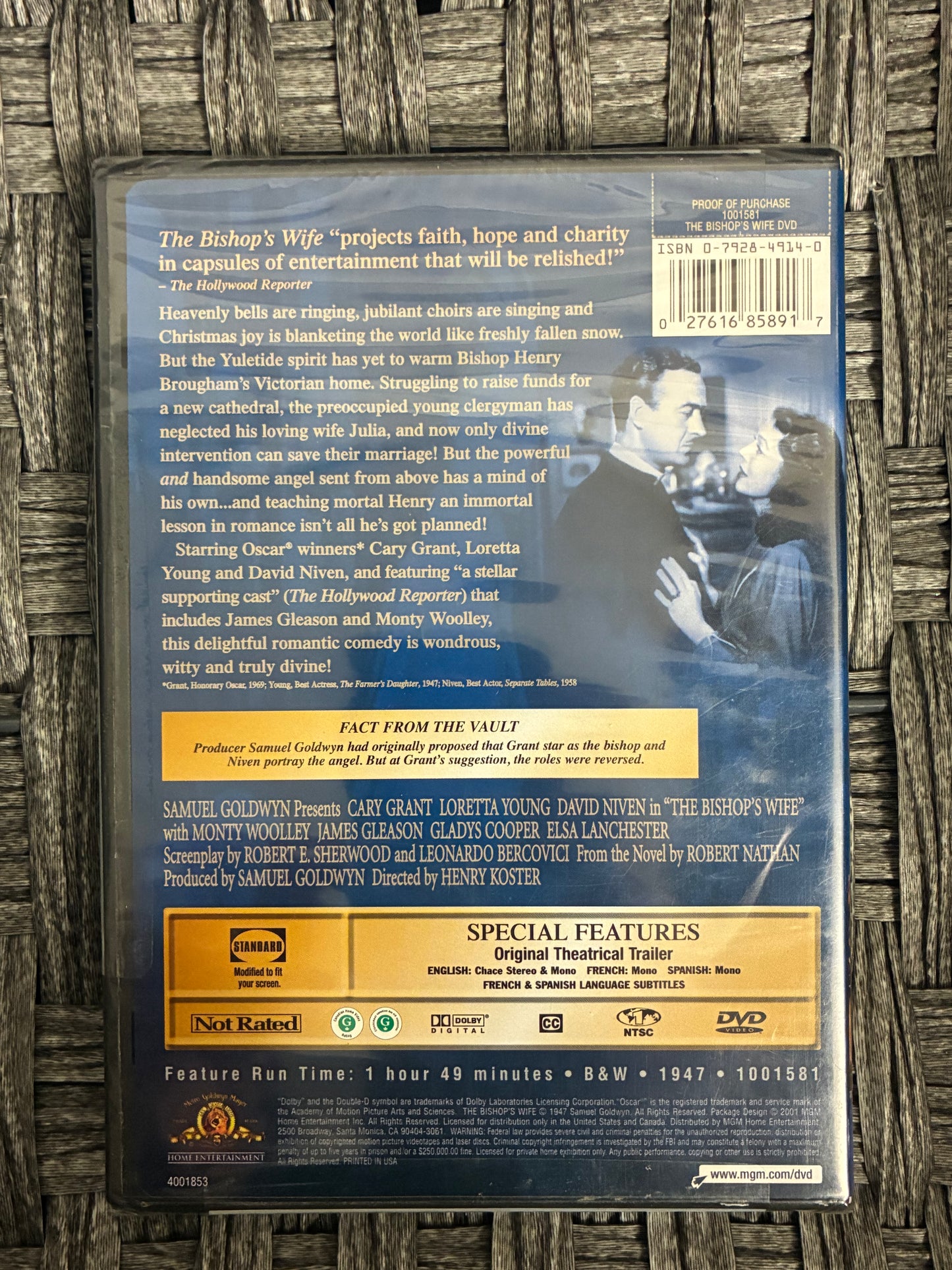 THE BISHOP'S WIFE - DVD