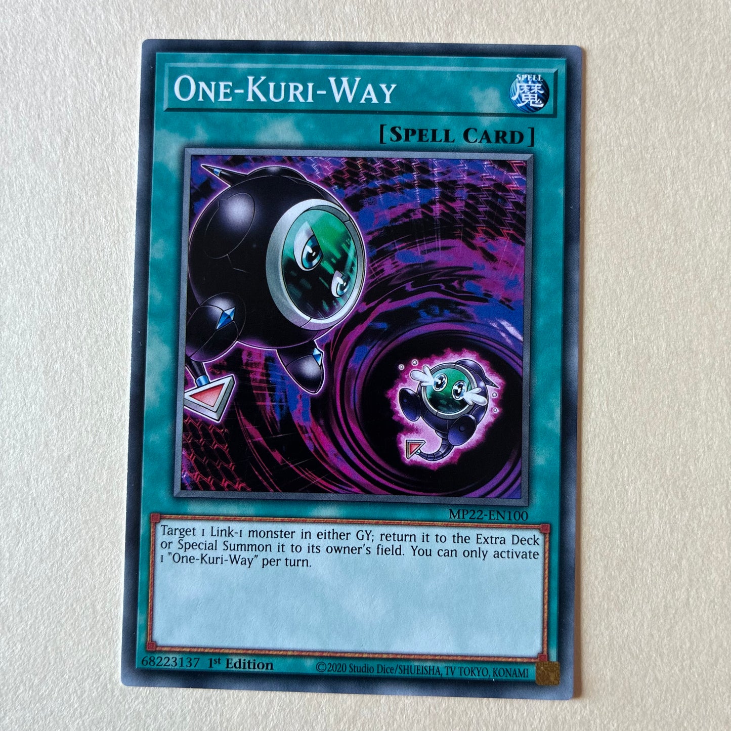 2020 YU-GI-OH! TCG - ONE-KURI-WAY (MP22-EN100) 1ST EDITION