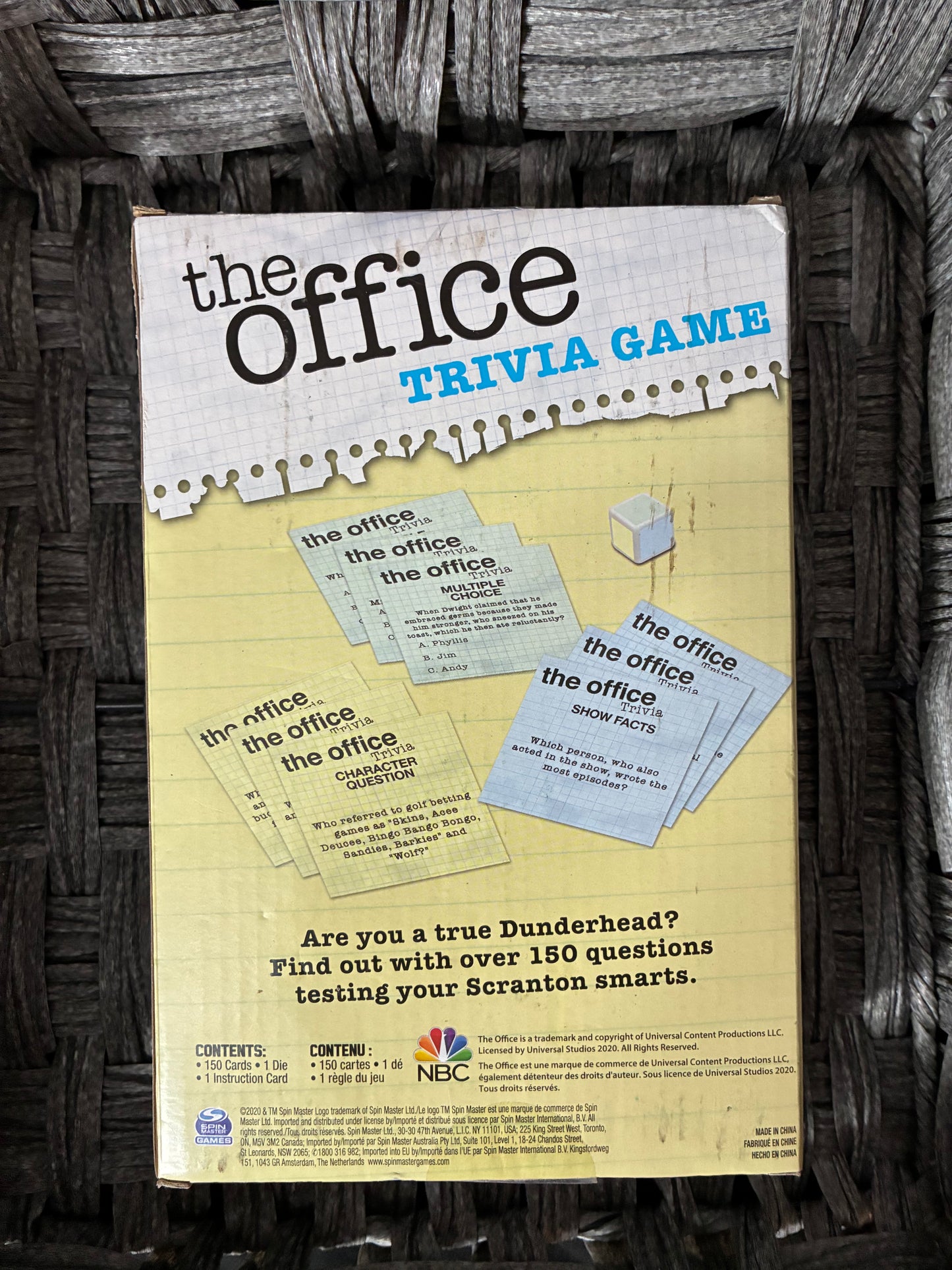 READY TO ROLL THE OFFICE TRIVIA GAME
