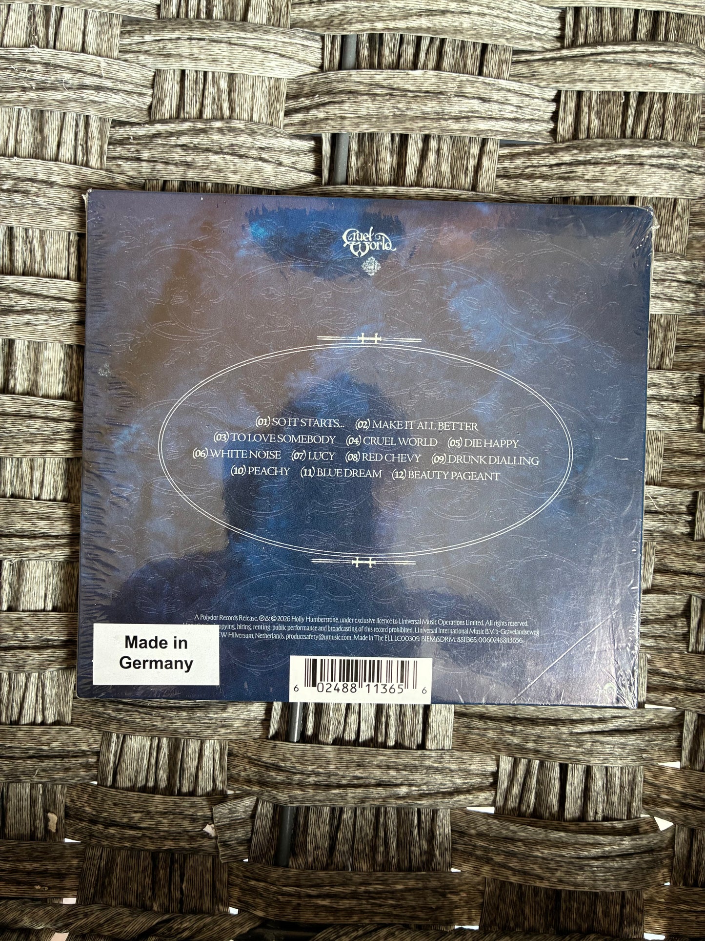 HOLLY HUMBERSTONE - CRUEL WORLD (CD) - SEALED