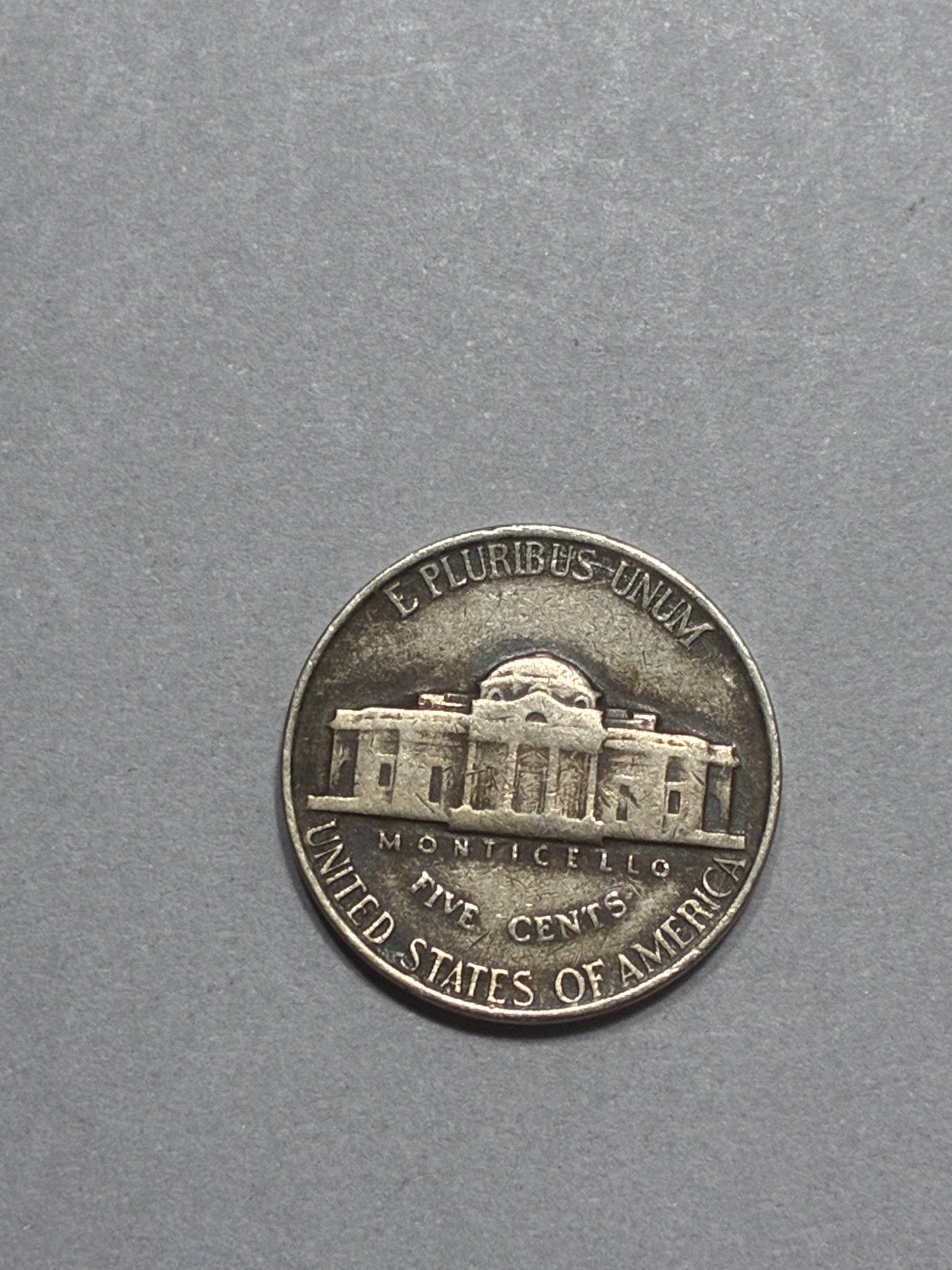 1947 NICKEL NO MINT MARK - CIRCULATED (LN0026)