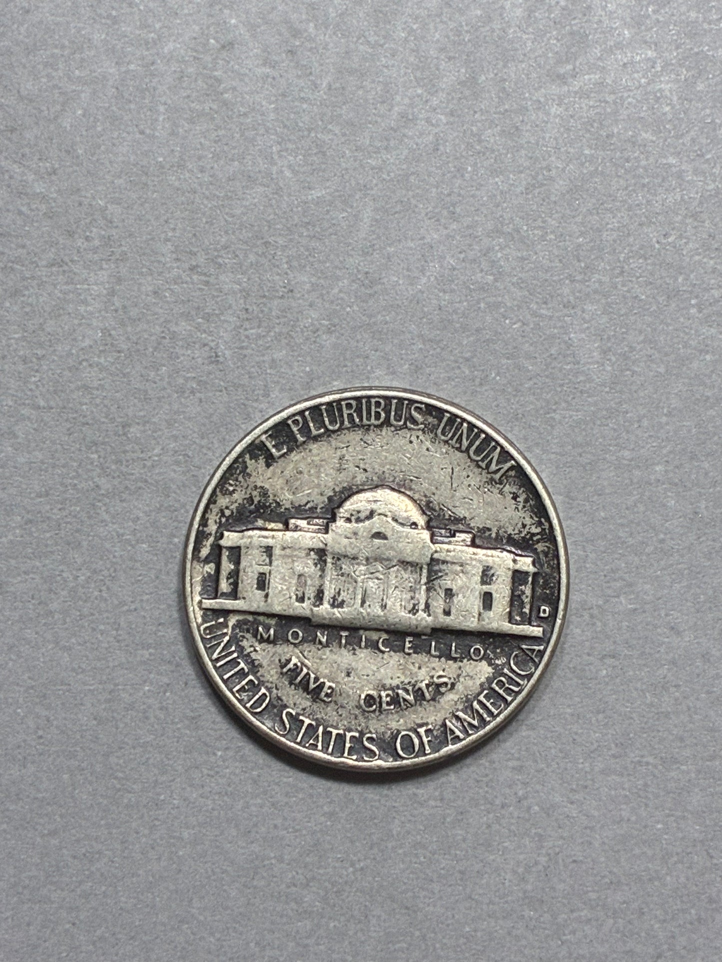 1964 D NICKEL BOLD - CIRCULATED (LN0045)