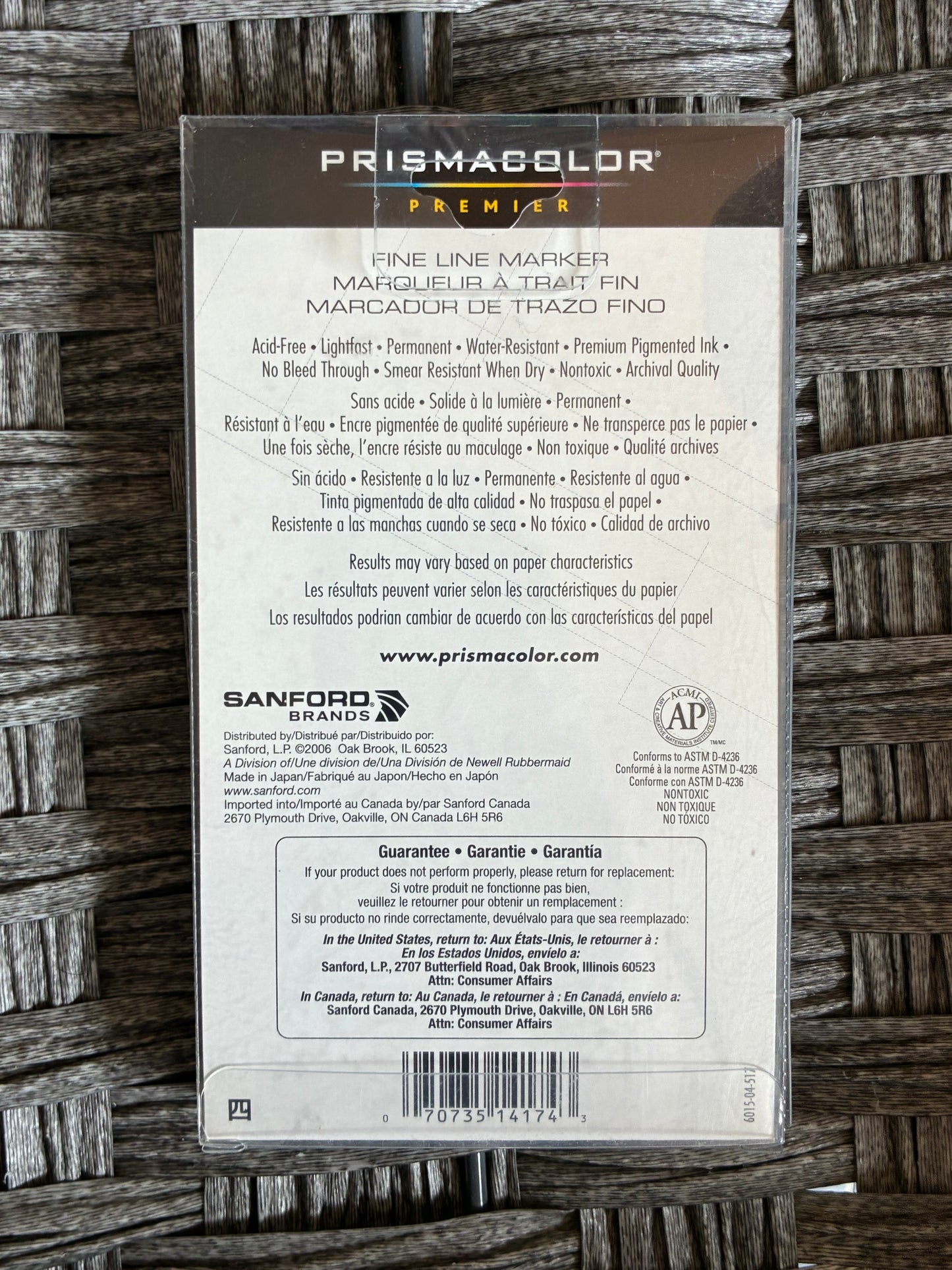 PRISMACOLOR PREMIER FINE LINE MARKERS 8CT